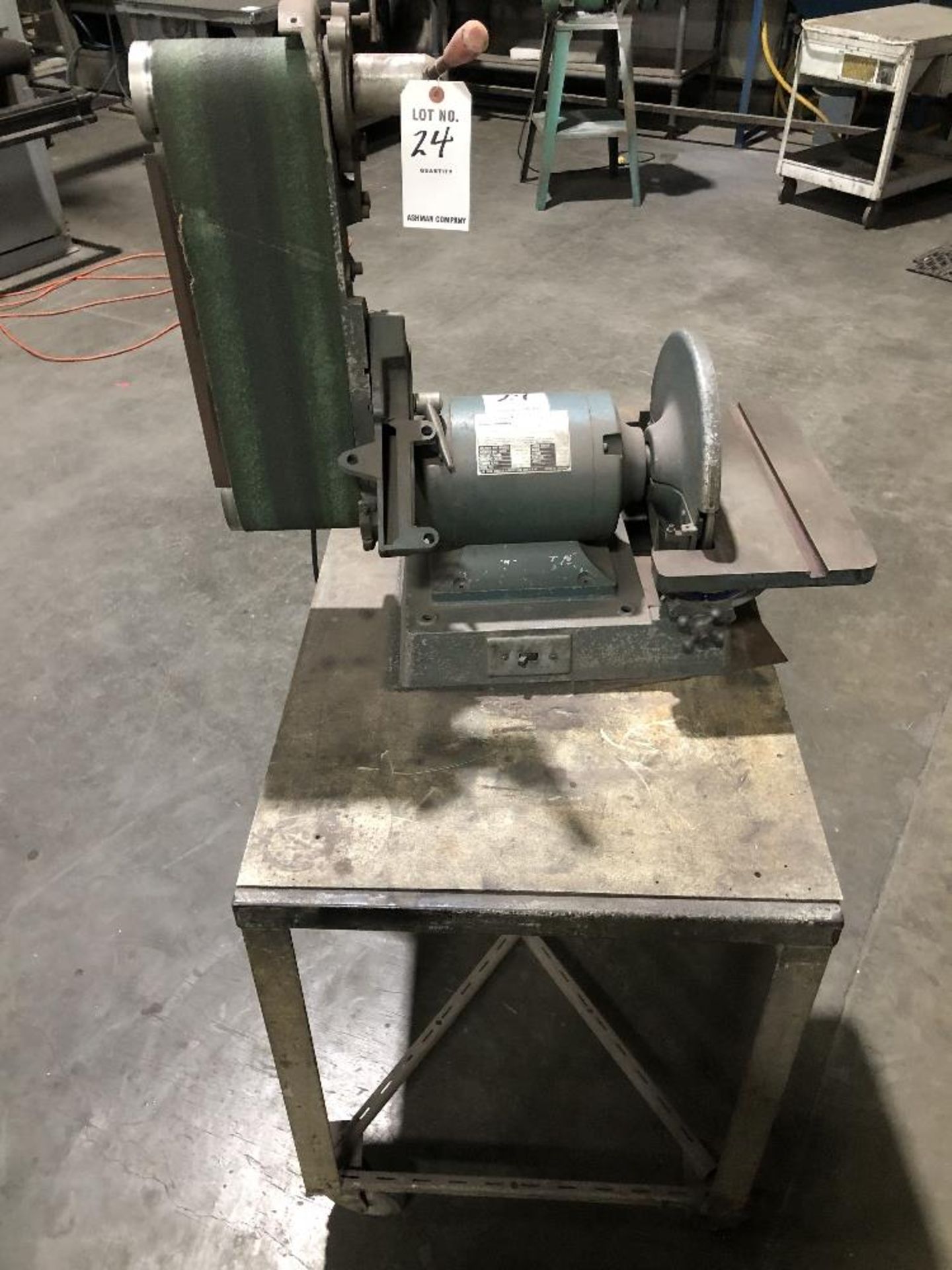 Reliant 6" Belt, 12" Disc Combo Sander with Cart