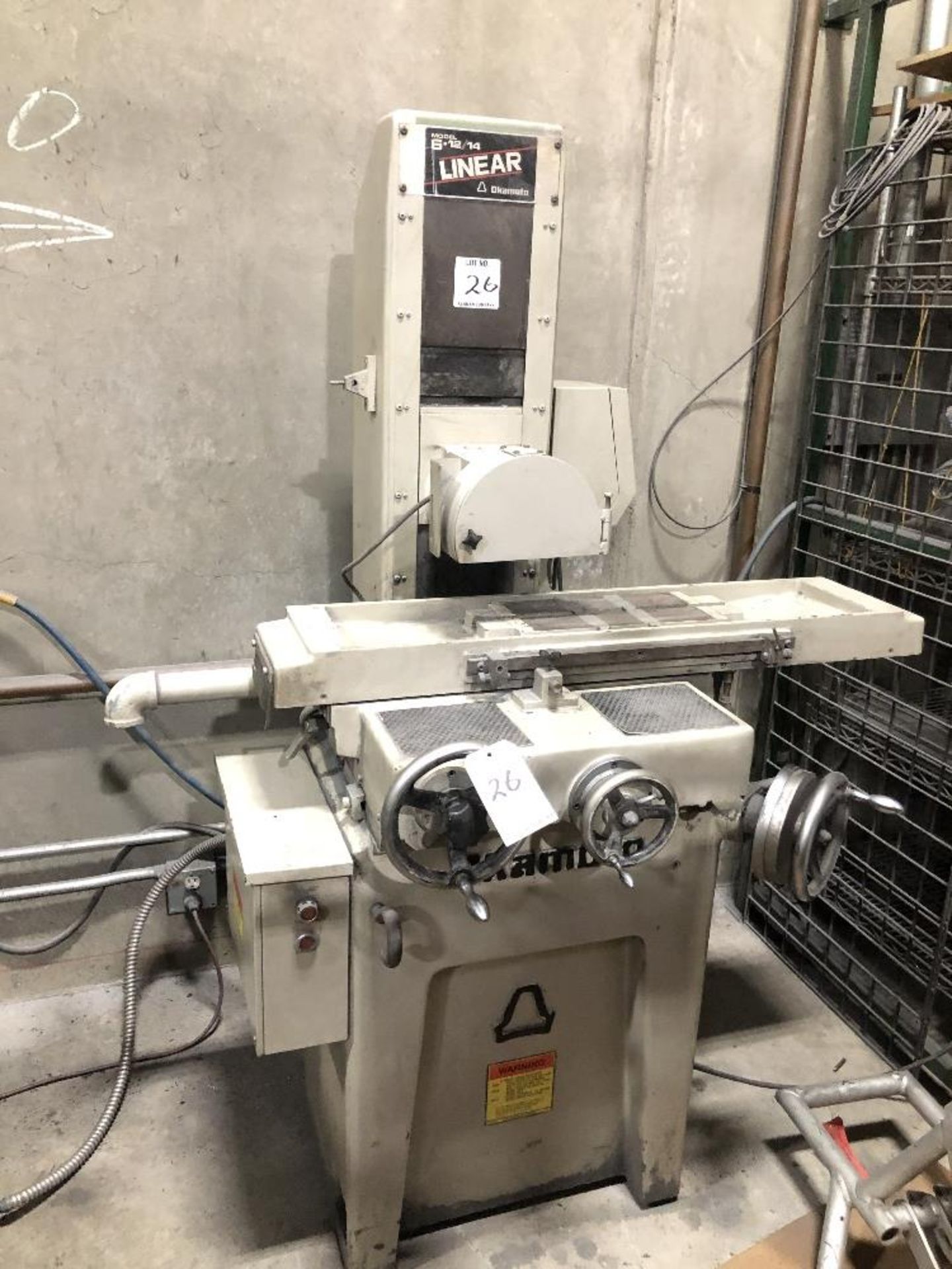 Okamoto 6.12/14 Linear Surface Grinder