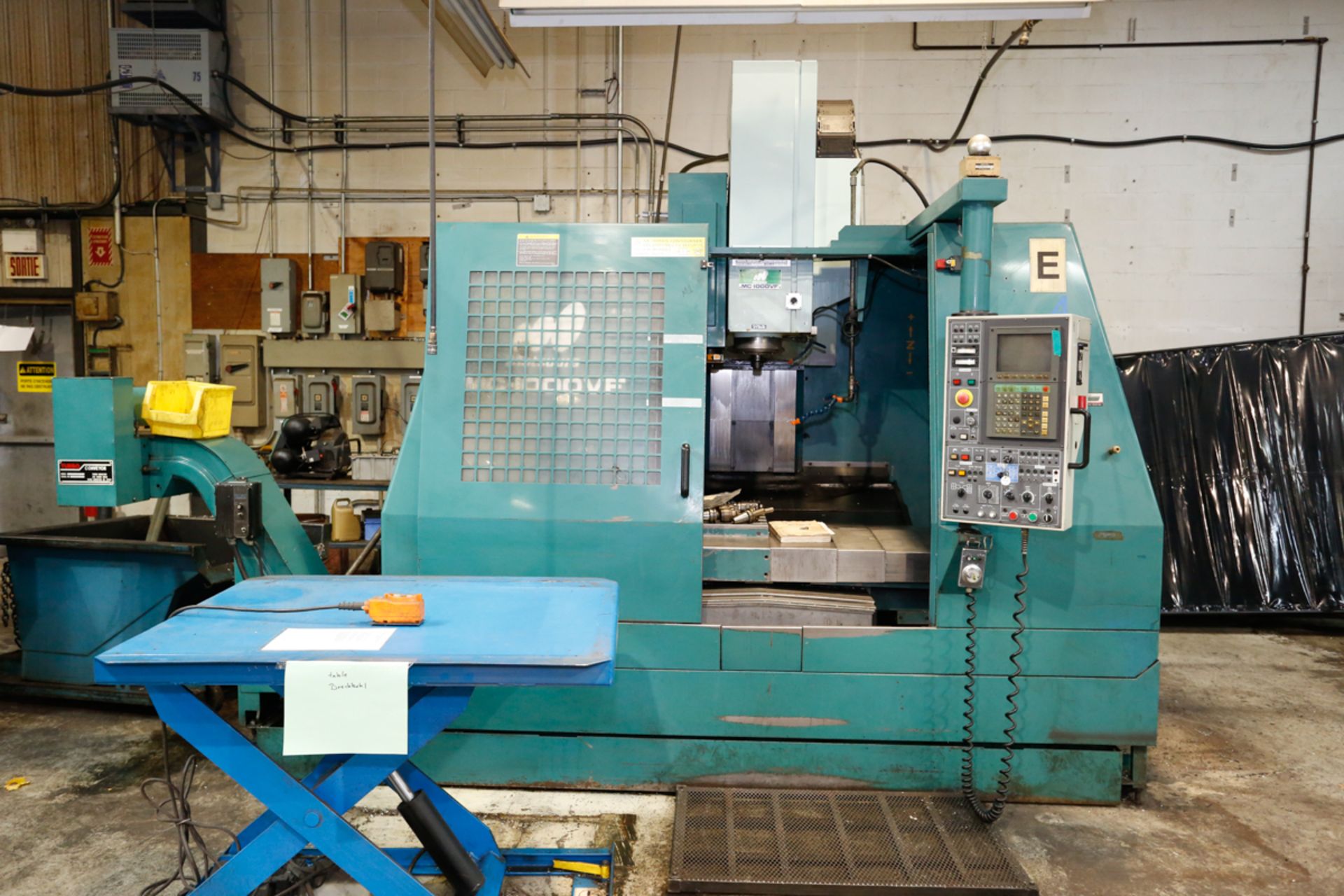 1997 MATSUURA MC-1000 VF CNC VERTICAL MACHINING CENTER WITH MATSUURA I80 CNC CONTROL, 43.30" X 20. - Image 3 of 17