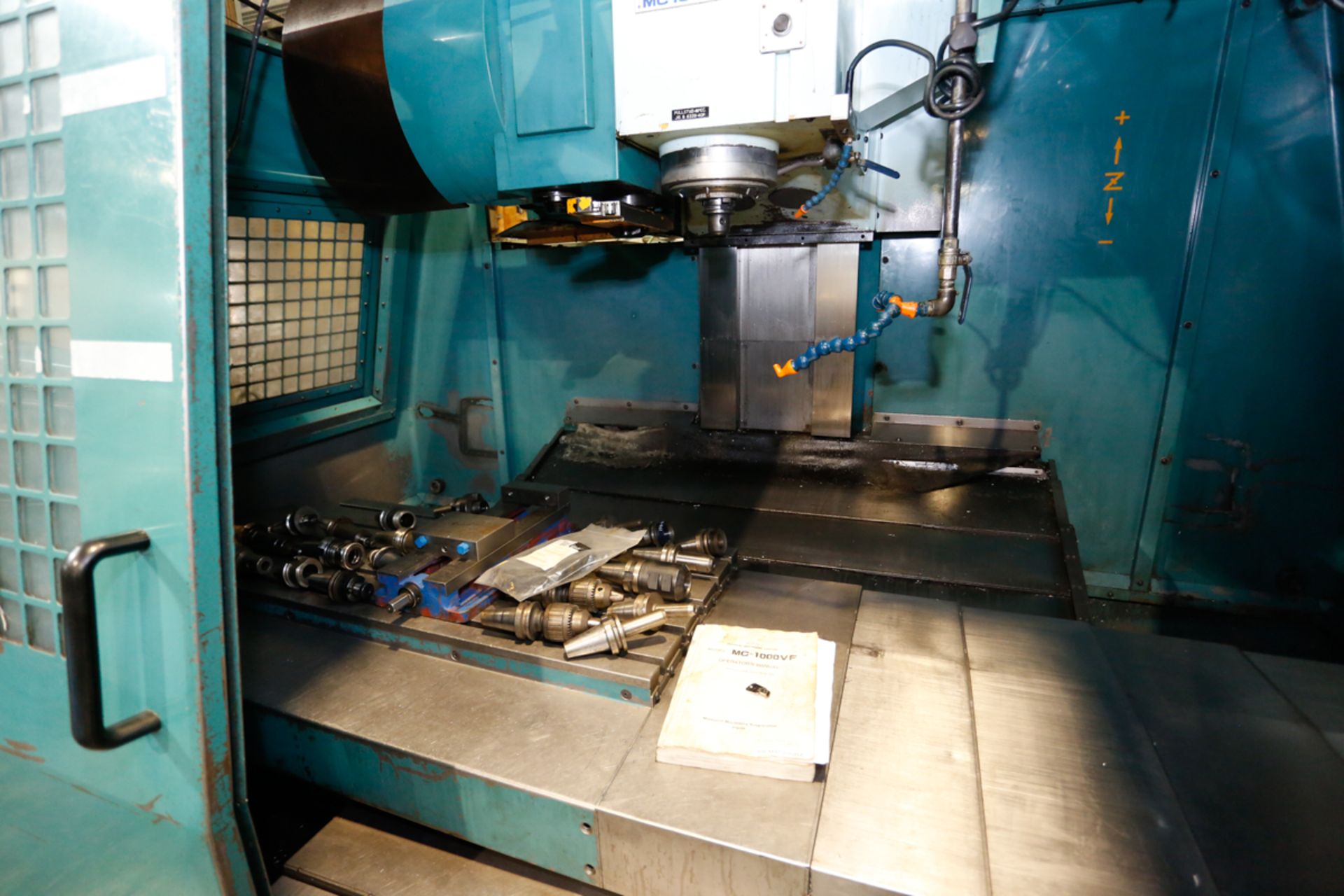 1997 MATSUURA MC-1000 VF CNC VERTICAL MACHINING CENTER WITH MATSUURA I80 CNC CONTROL, 43.30" X 20. - Image 4 of 17