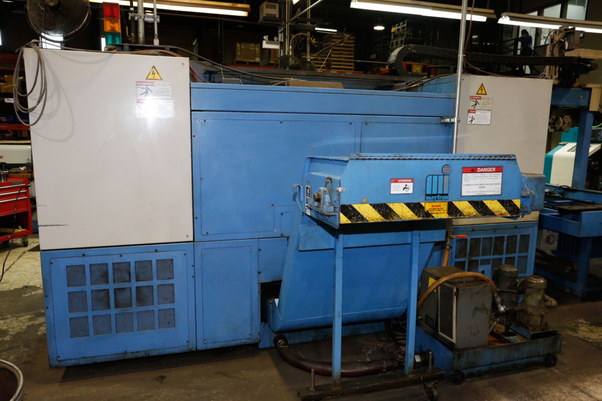 1990 MAZAK 2 AXIS DUAL SPINDLE TURNING CENTER MODEL MULTIPLEX 620 / GL100, S/N 93601, MAZATROL T32-6 - Image 13 of 15