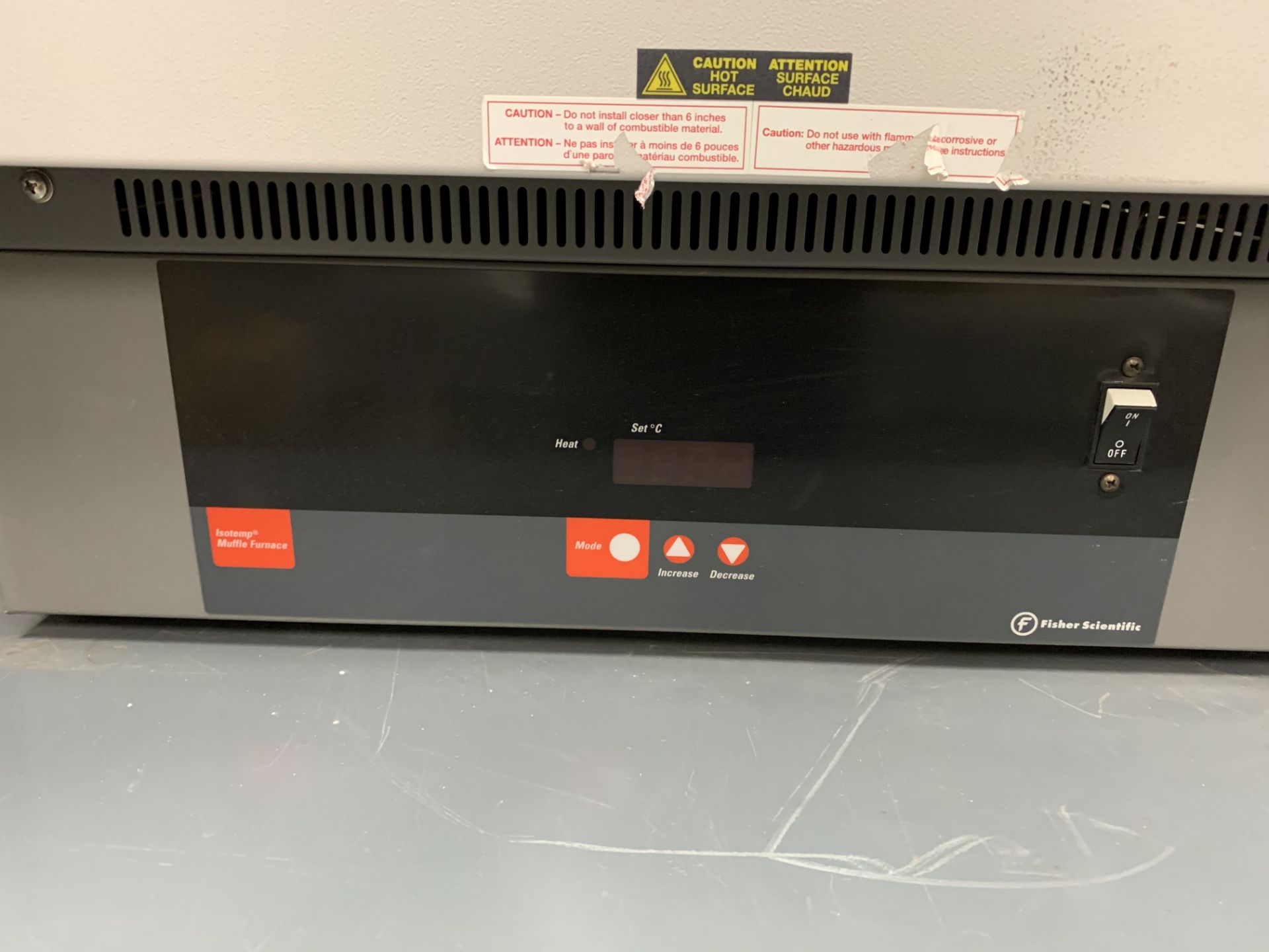 Fisher Scientific S50-58 Isotemp Muffle Furnace - Image 2 of 3