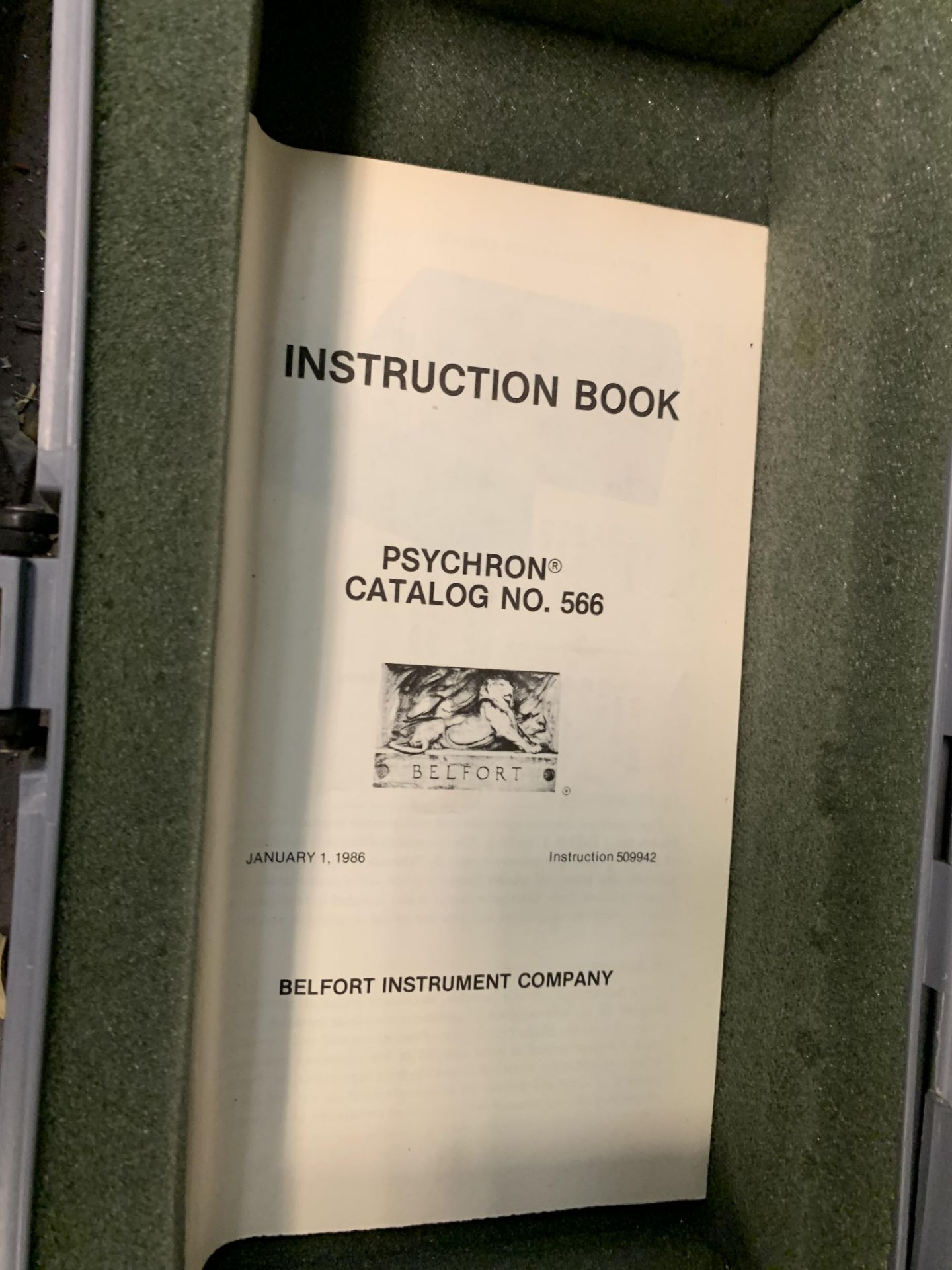 Belfort Instrument Company 566 Psychrometer - Image 5 of 5