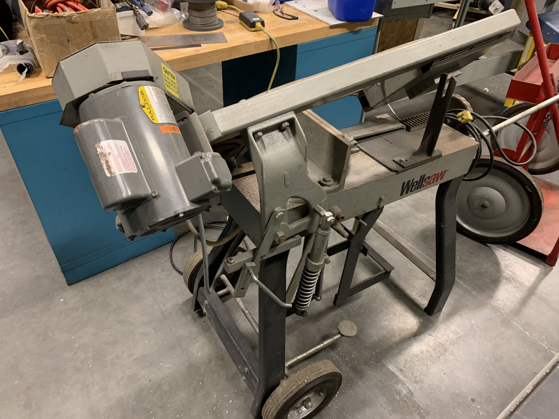 Wellsaw Model 58B Horizontal Bandsaw, S/N 24181 (Not Under Power)