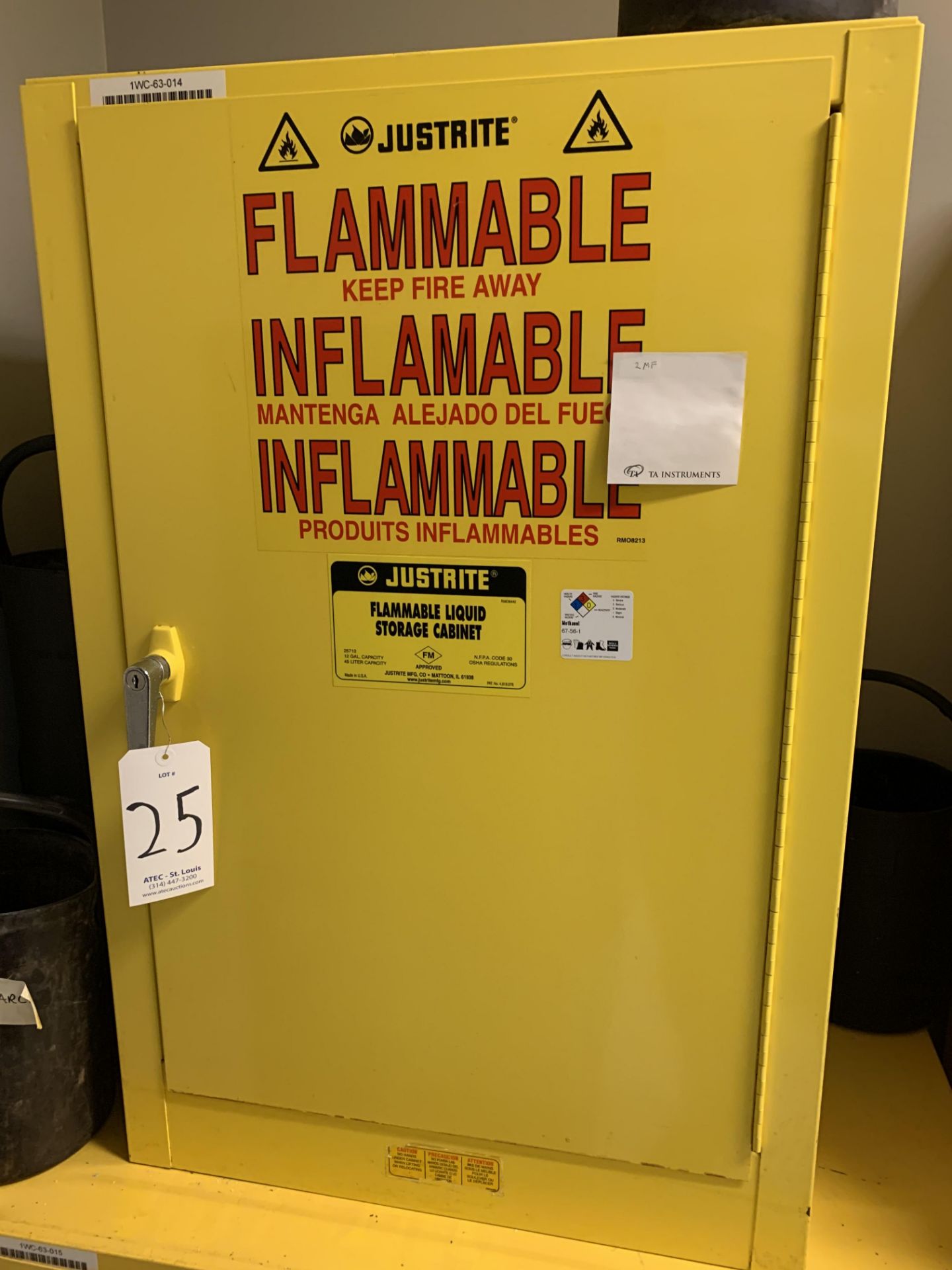 Justrite 25710 17-Gallon Flammable Storage Cabinet