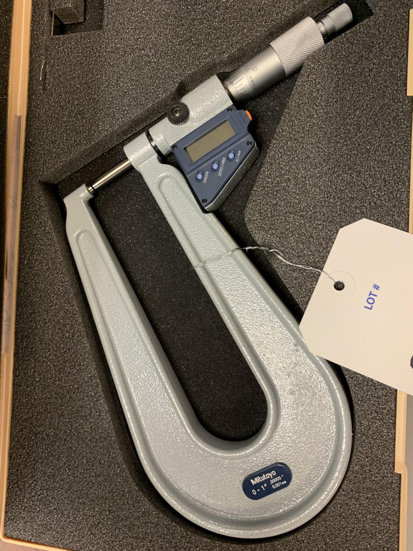 Mitutoyo 389-711-30 Deep Throat Digital Micrometer - Image 2 of 2