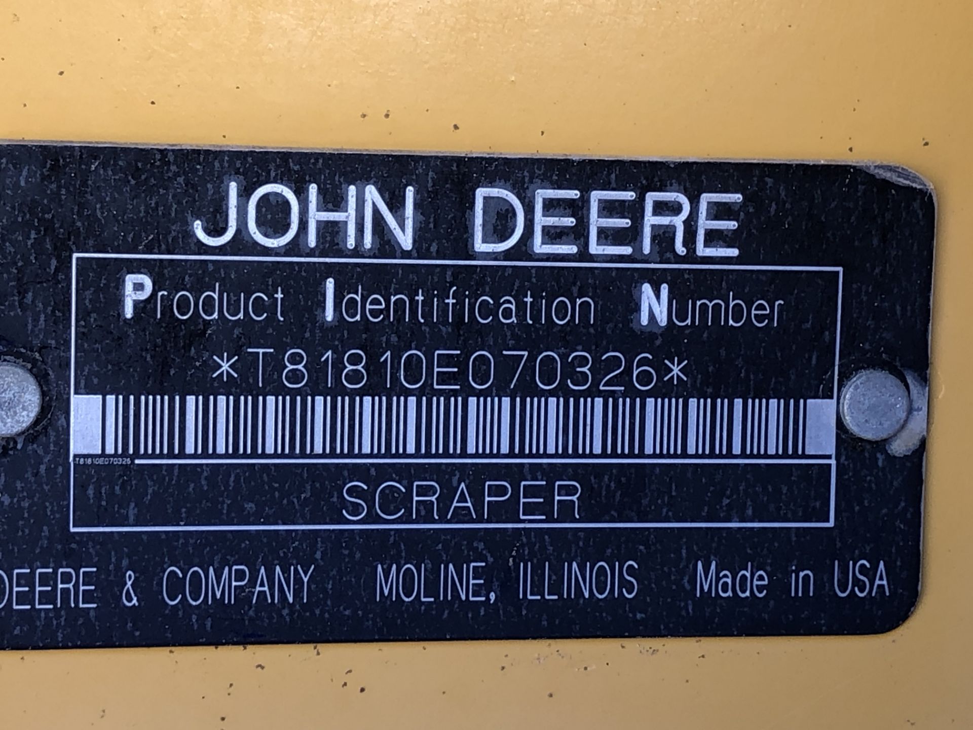 2007 John Deere 1810E Scraper Pan - Image 6 of 6