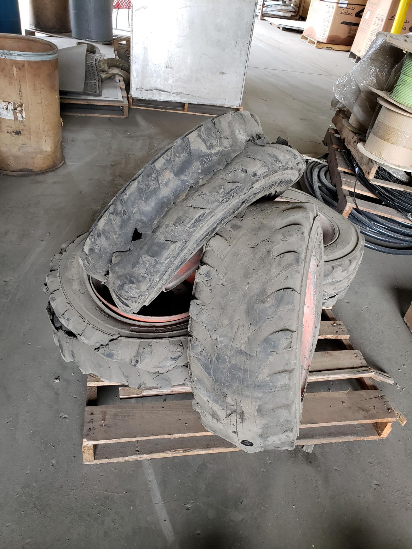 Set of (4) Bobcat Rims for Skid Steers - Image 2 of 5