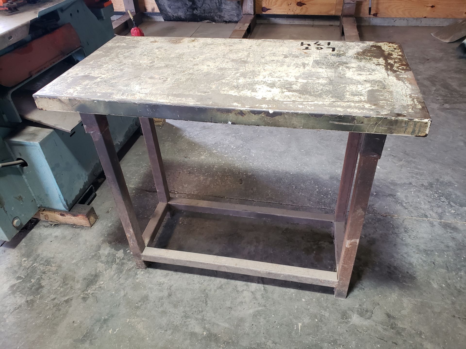 Lot of (2) Steel Tables