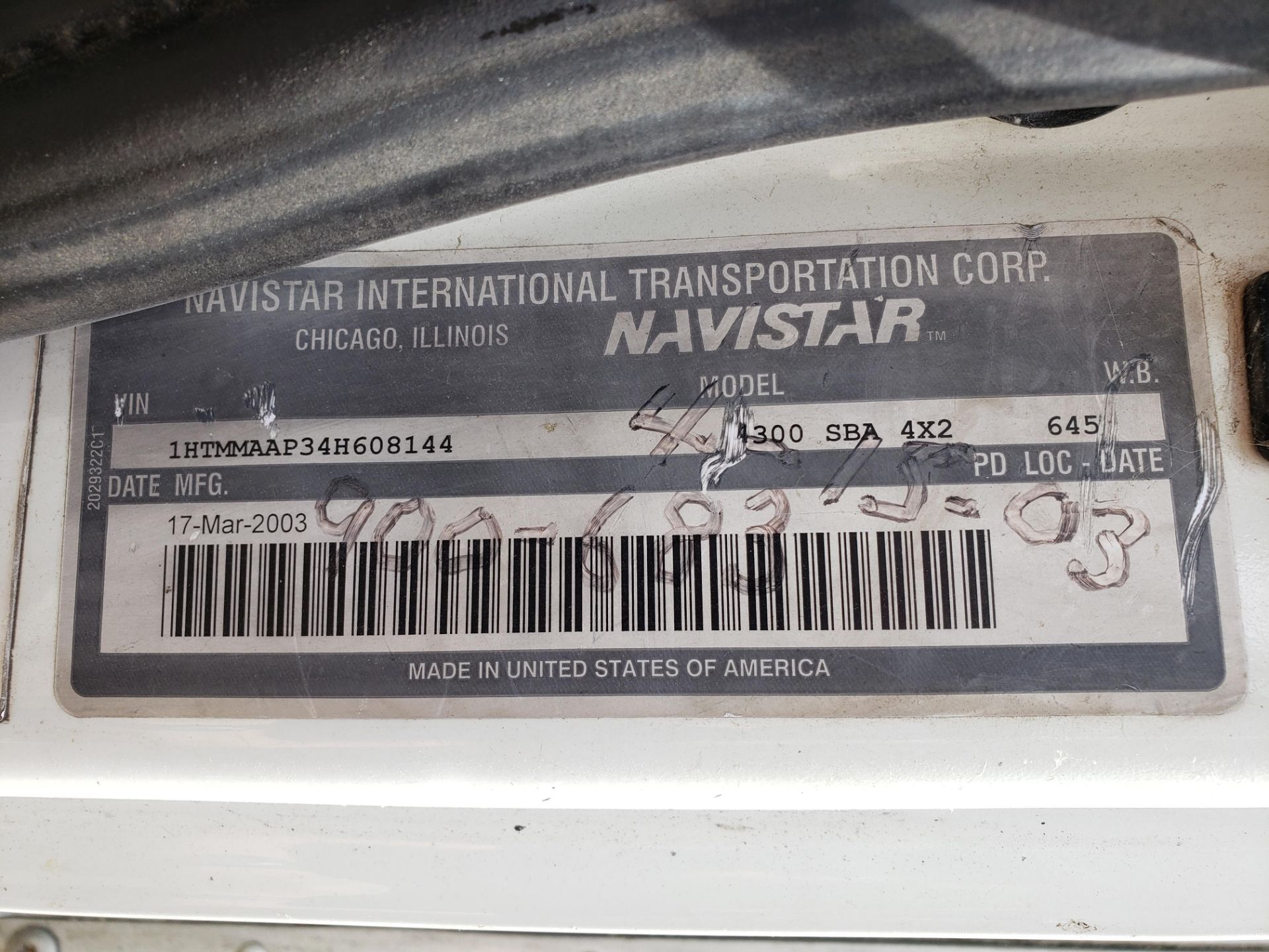 2004 International Navistar 4300 24' Box Truck - Image 10 of 10