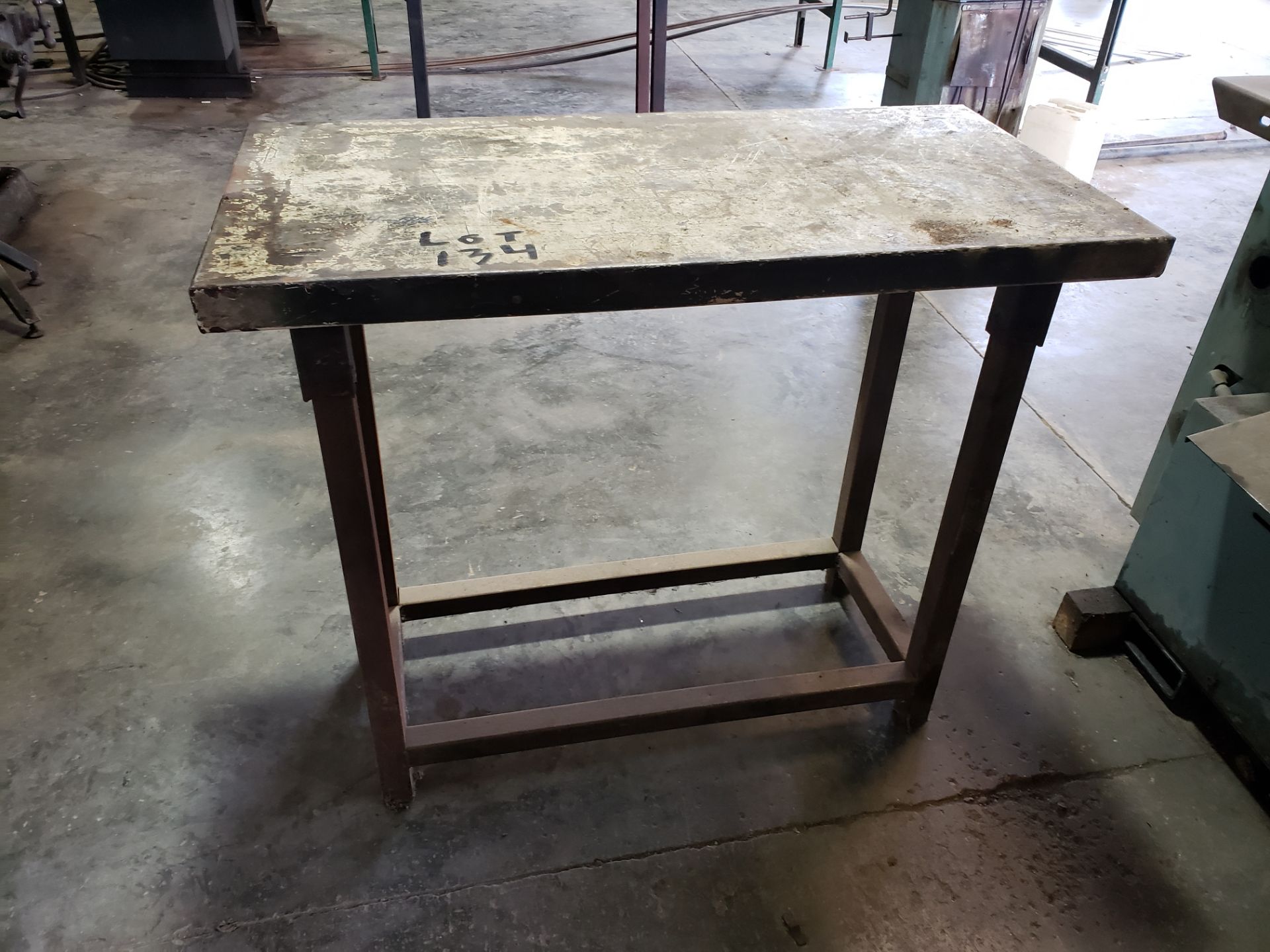 Lot of (2) Steel Tables - Image 2 of 4