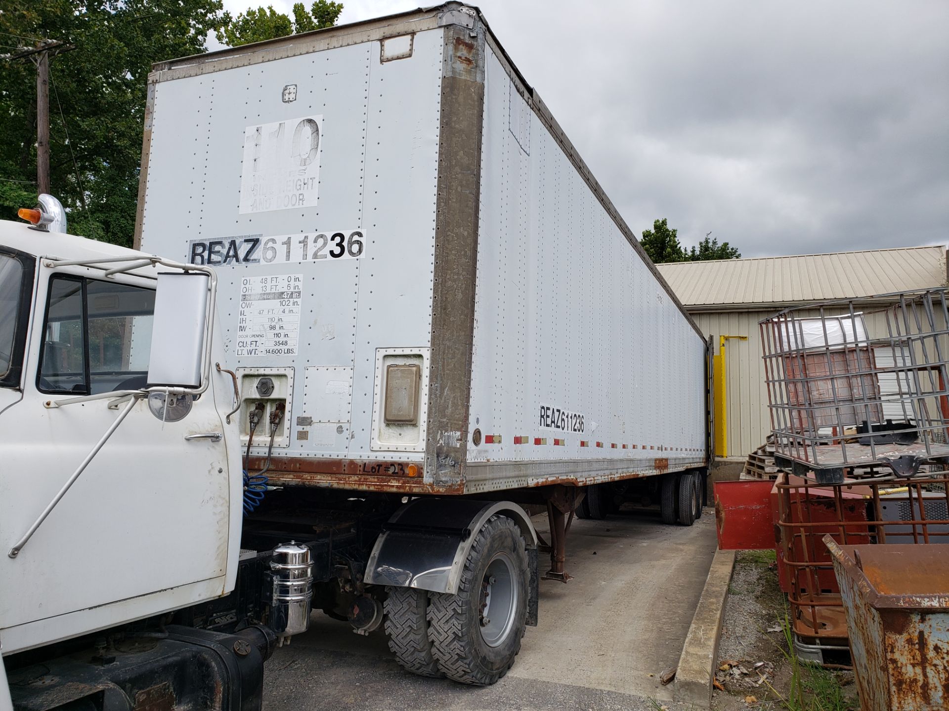 1992 Oshkosh 48' Van Trailer