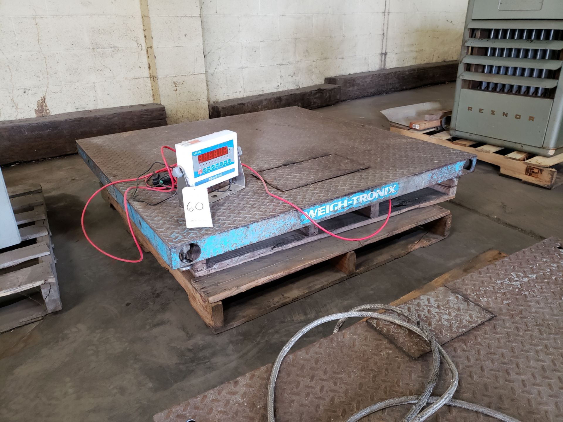 Weigh-Tronix 4' x 4' 5,000-Lb Cap Floor Scale - Image 2 of 4