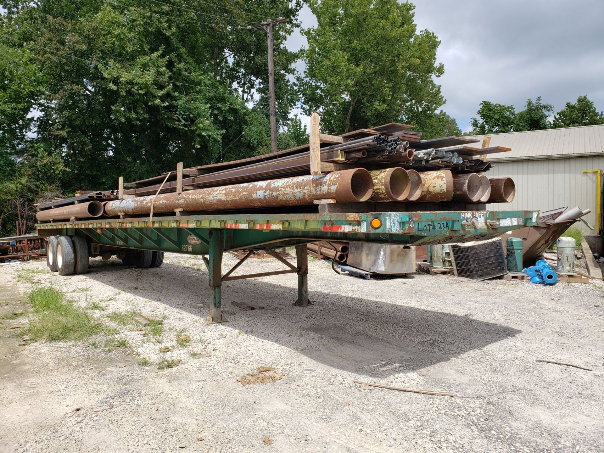 1998 Fontane 48' Flatbed Trailer