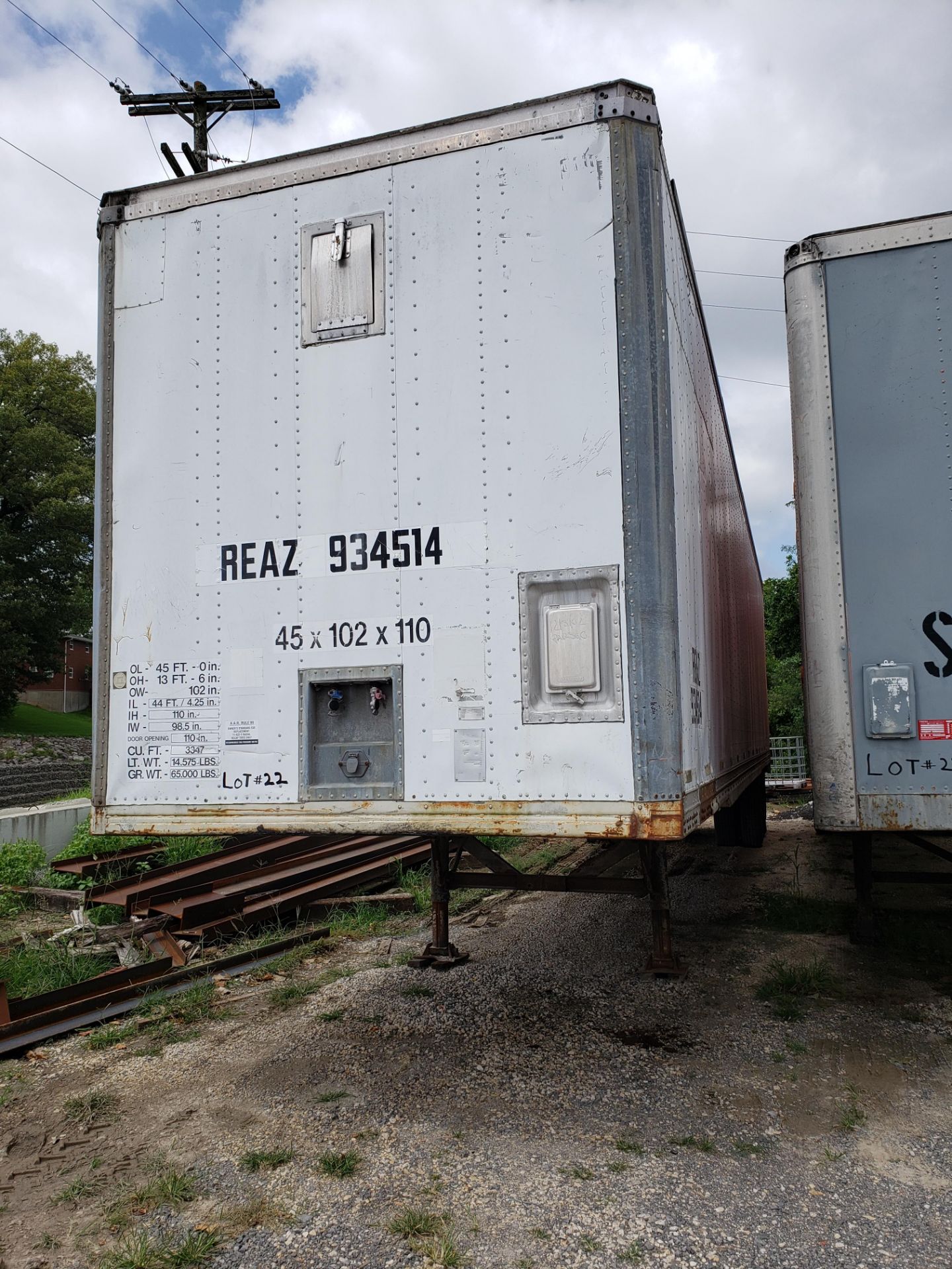 1994 Monon 45' Van Trailer - Image 2 of 4