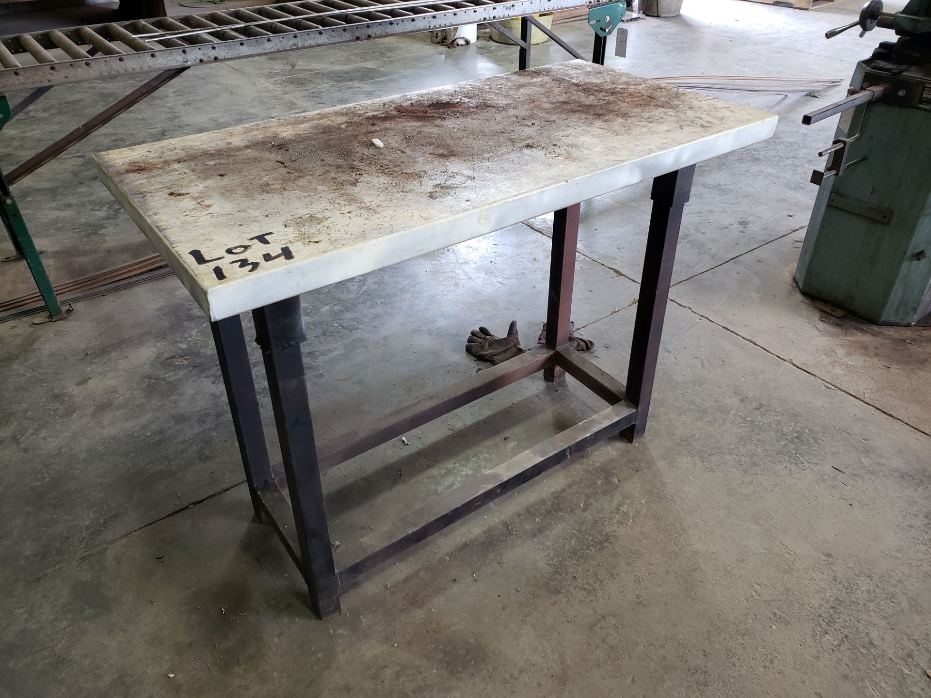 Lot of (2) Steel Tables - Image 4 of 4