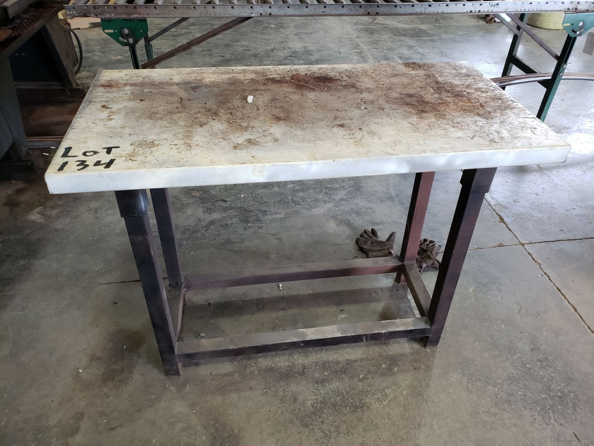 Lot of (2) Steel Tables - Image 3 of 4