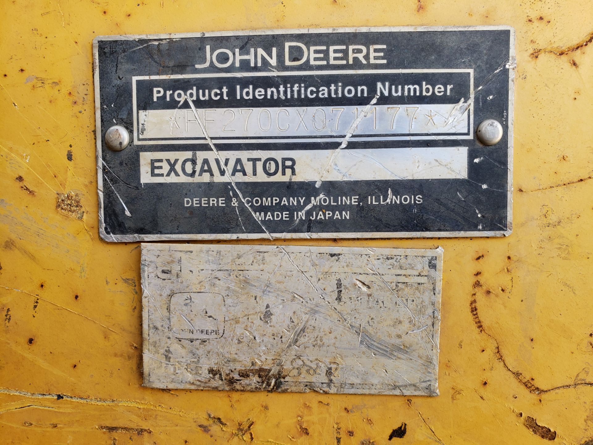 John Deere Model 270C LC Hydraulic Excavator w/Shear - Image 8 of 19
