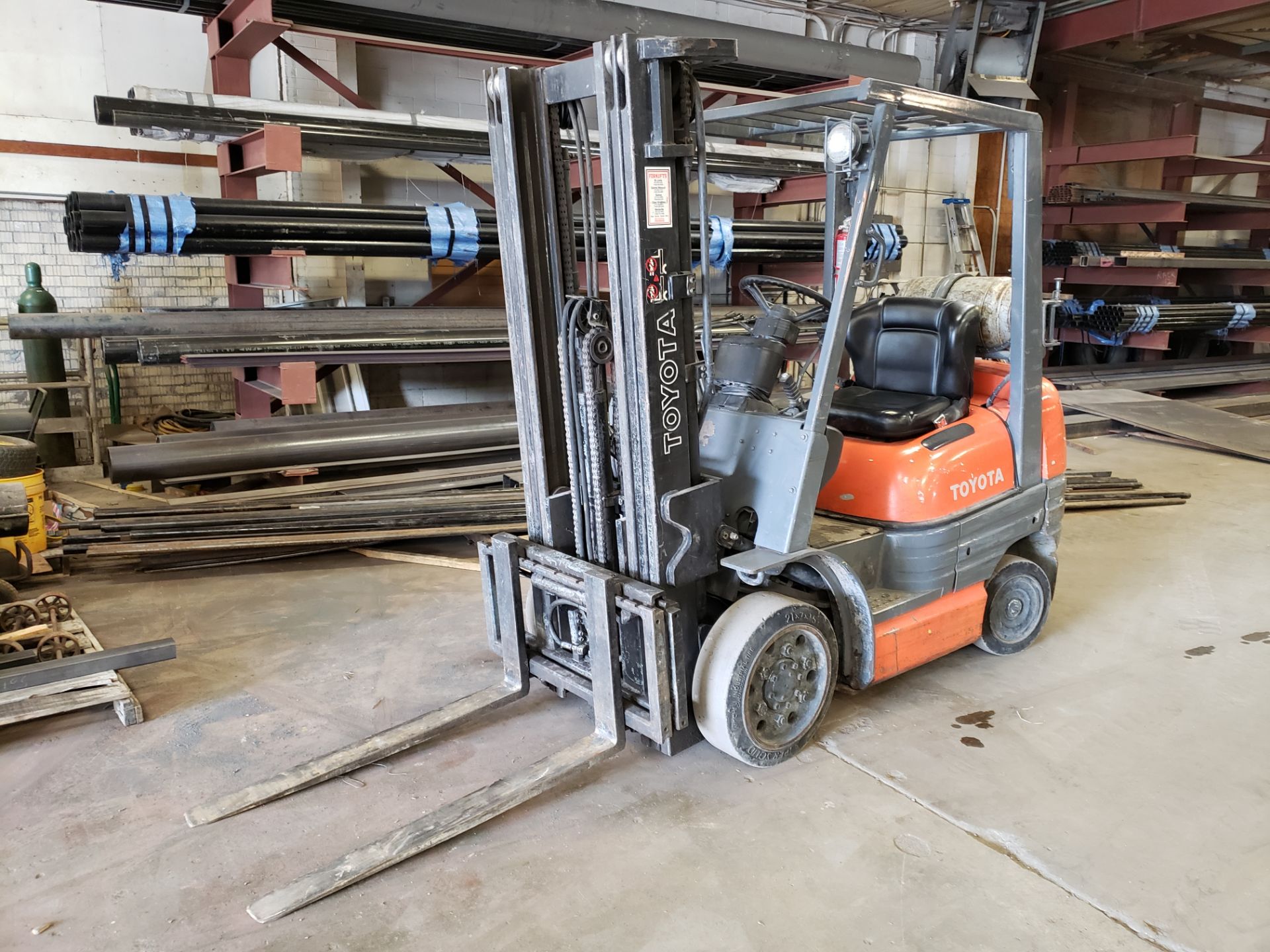 Toyota Model 42-6FGCU25 5,000-Lb Capacity Forklift