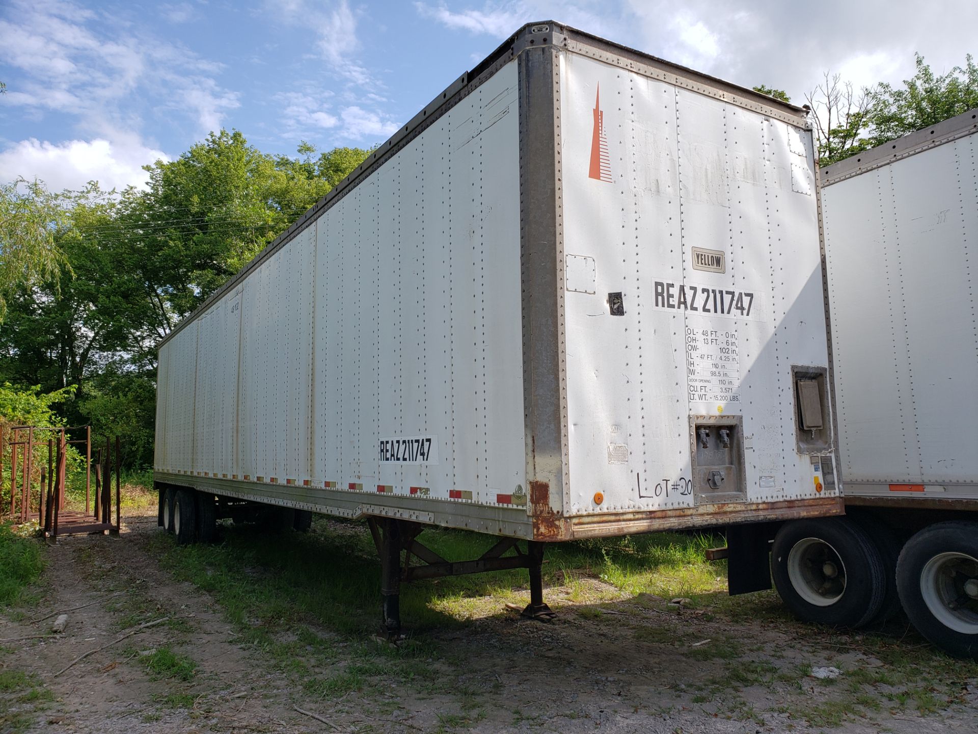 1993 Monon 48' Van Trailer - Image 2 of 7