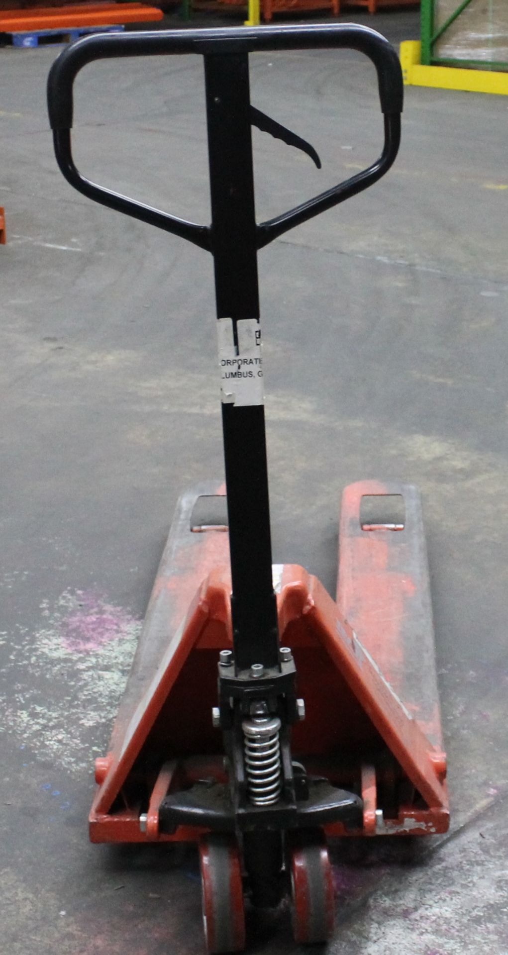 USED 21"W X 48"L LOW PROFILE PALLET JACK - Bild 3 aus 4