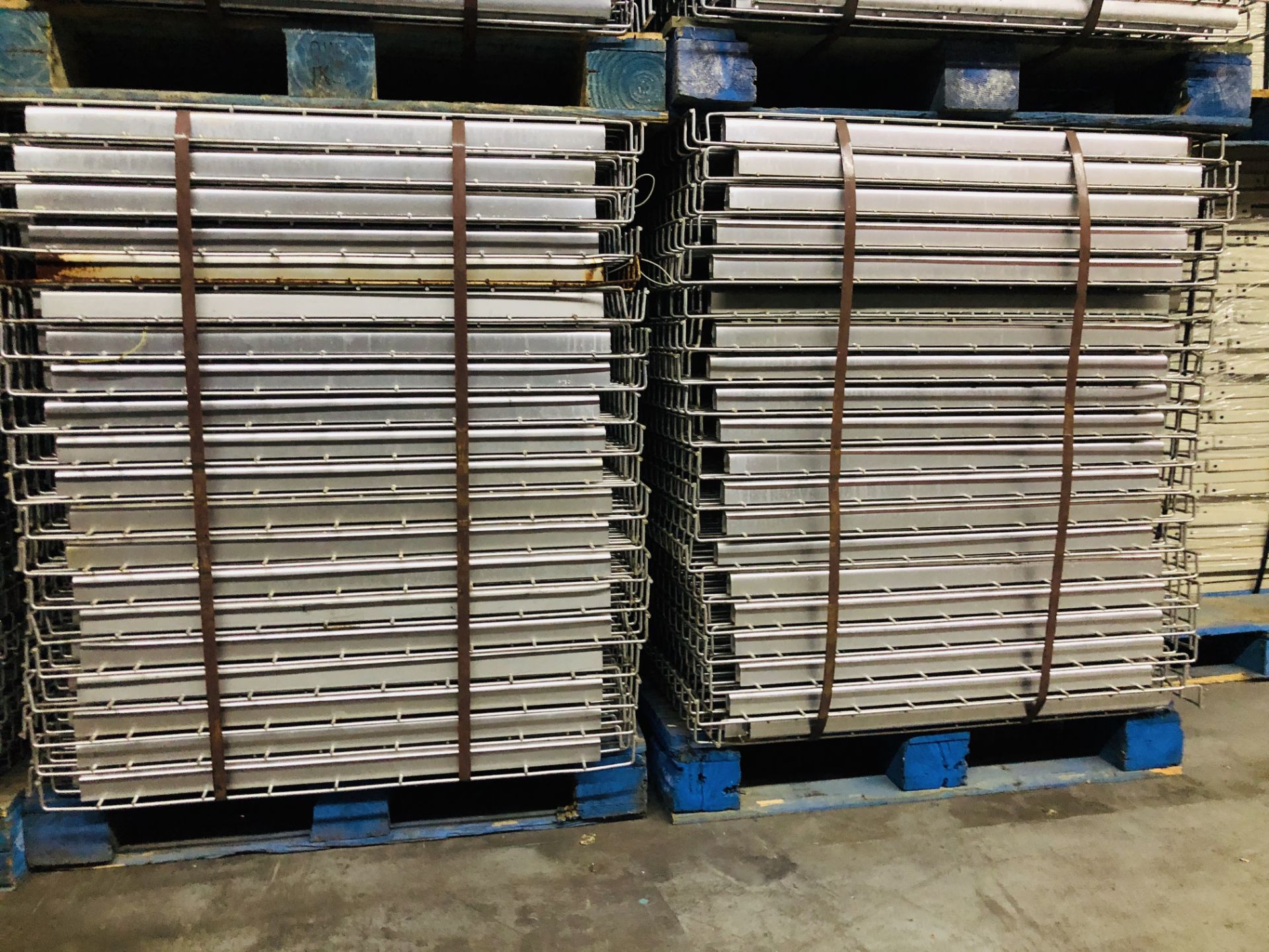 5 BAYS OF 12'H X 36"D X 96"L TEARDROP STYLE PALLET RACKS - Image 3 of 5