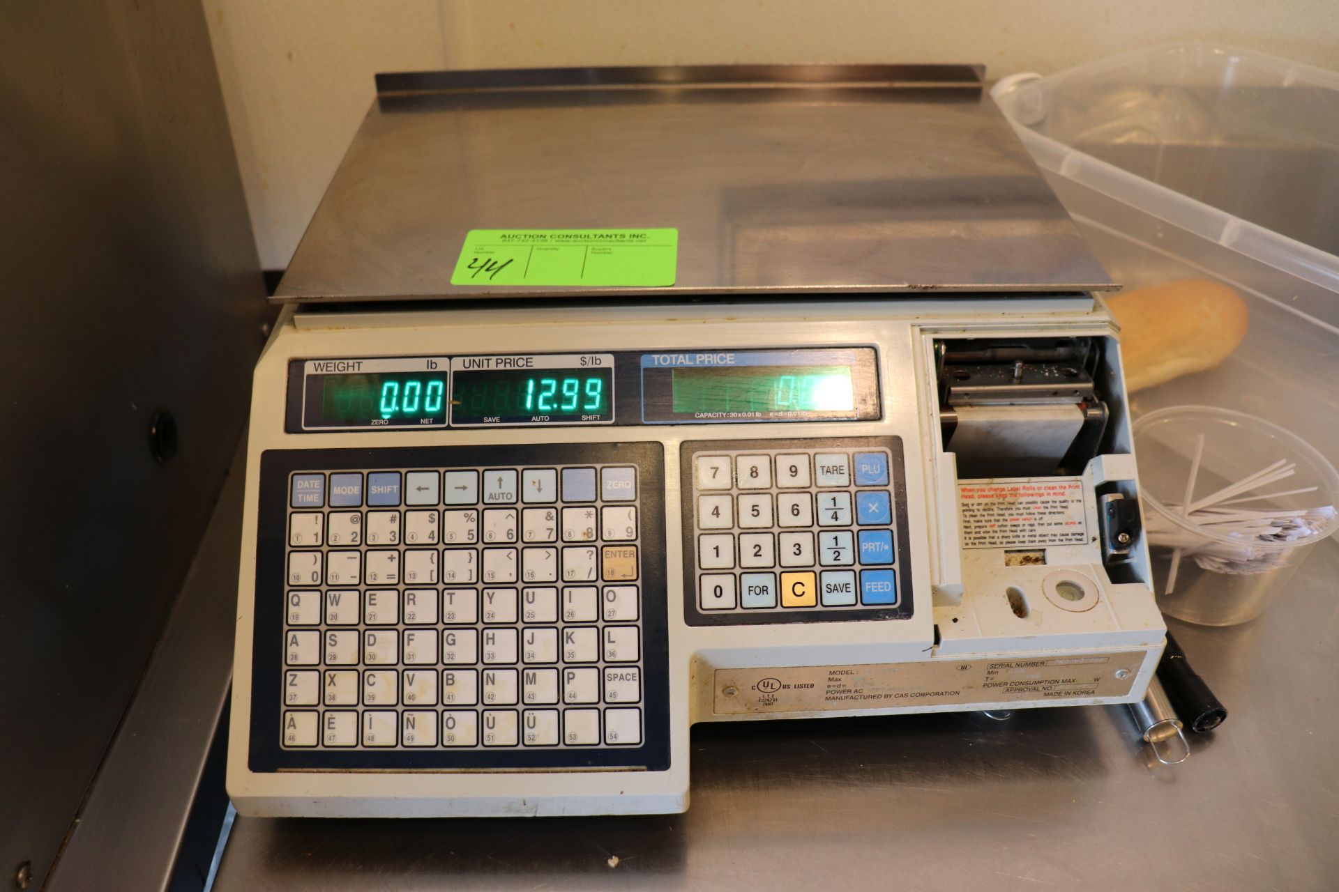 Model LP100 digital portion scale