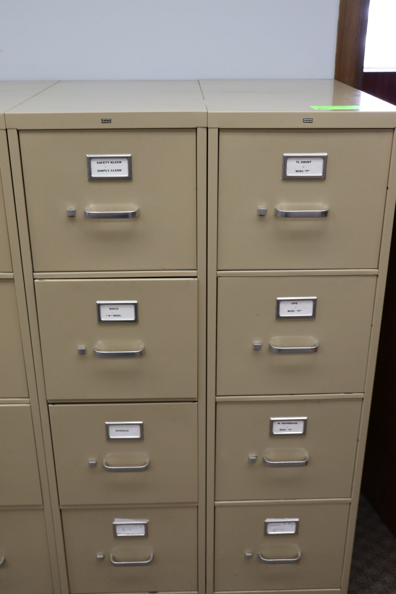 2 filing cabinets