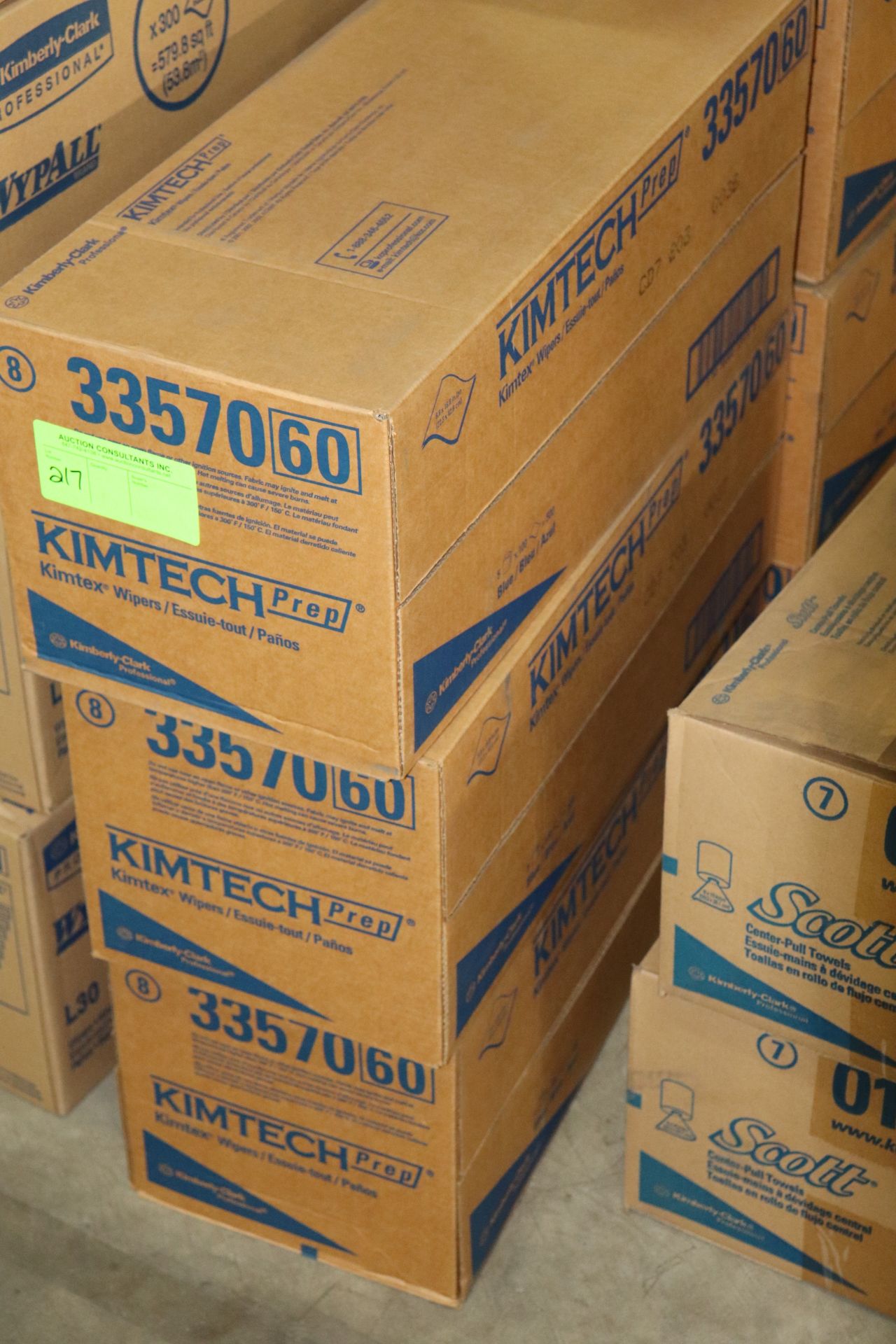 Three cases of Kimtech Prep wipers, five boxes per case - Image 2 of 2