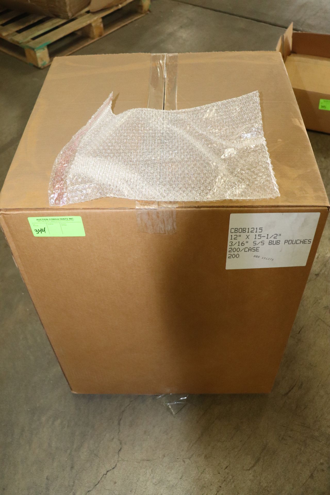 Box of bubble wrap, 12" x 15-1/2"