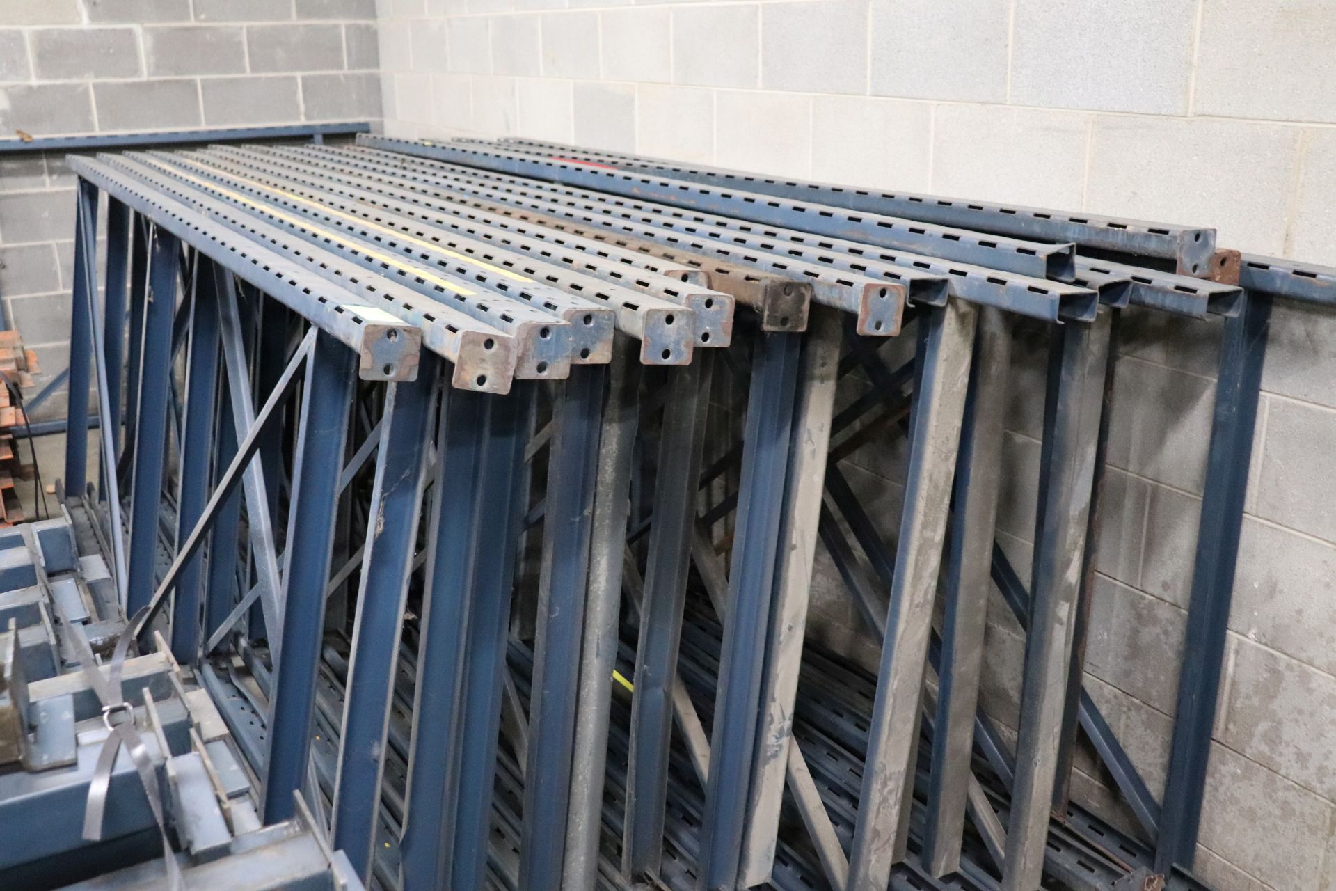 Group of seventeen 10' pallet racking frames - Image 2 of 4