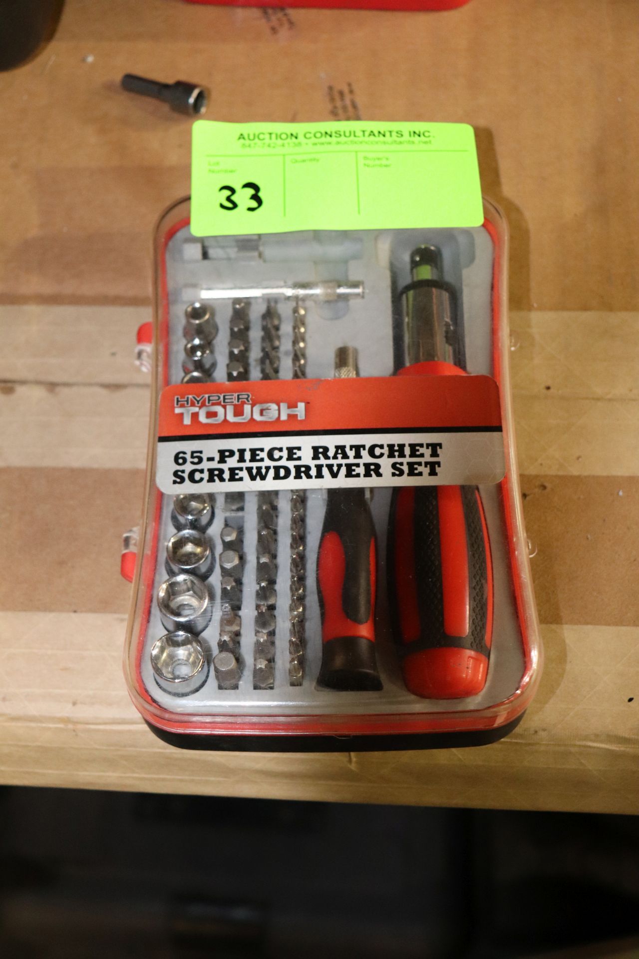 Ratchet screwdriver set