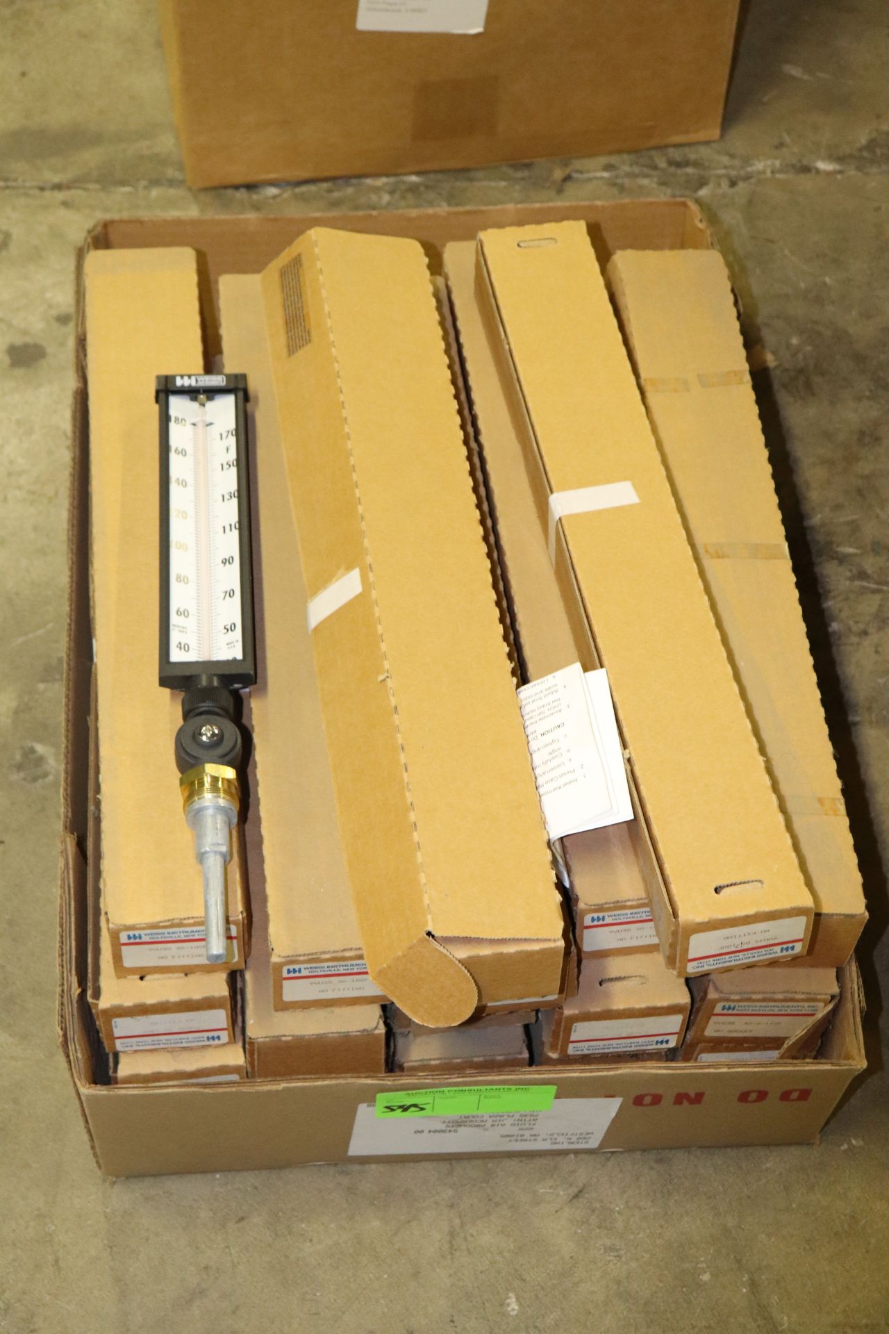 Twenty-two Weiss Instruments thermometers, new in box