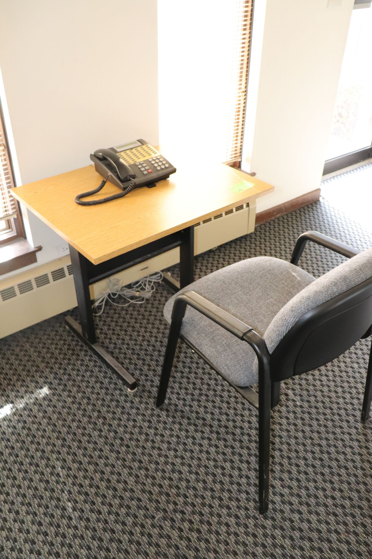 One-person desk with chair