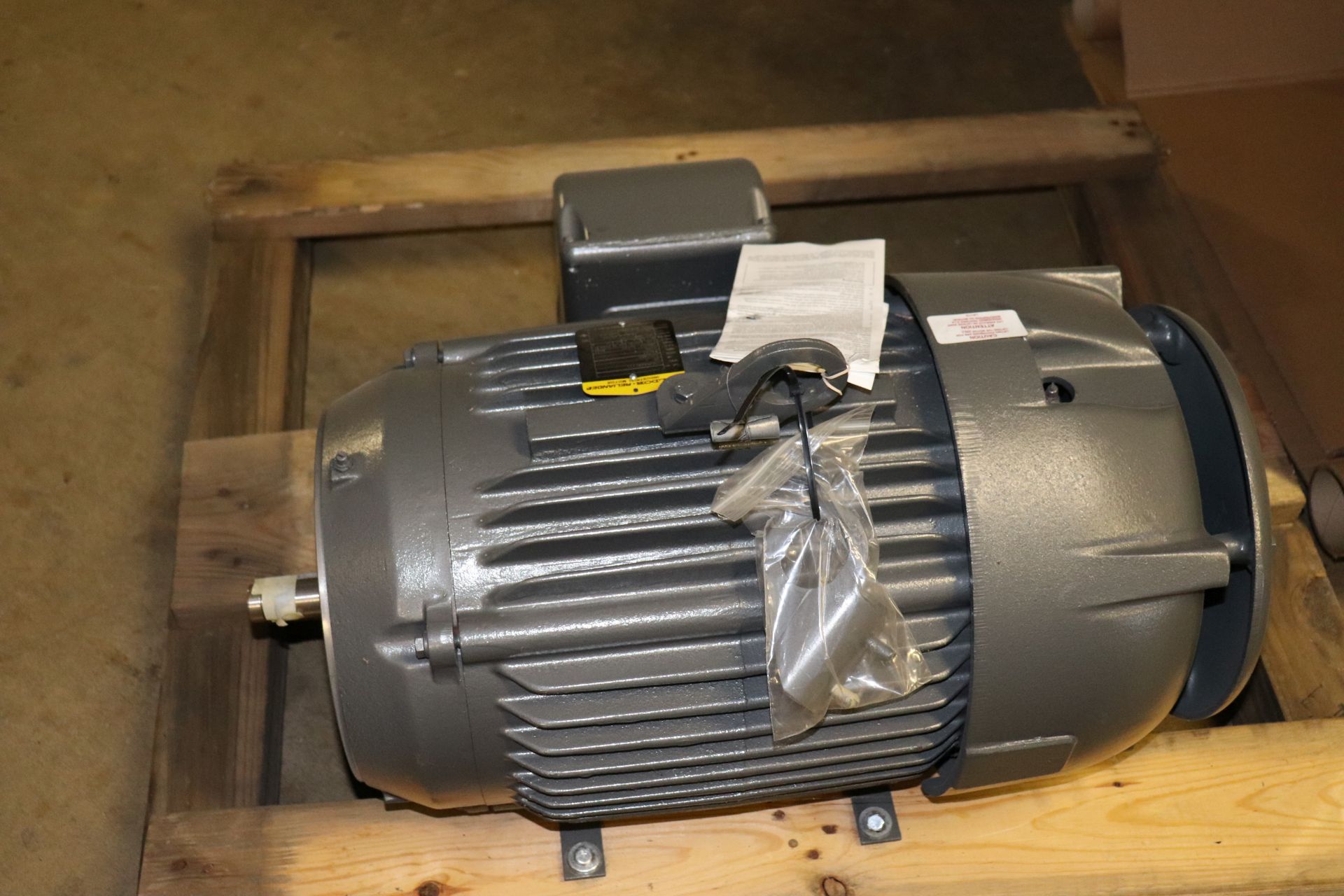 Baldor industrial motor, 20hp, new, model A889D