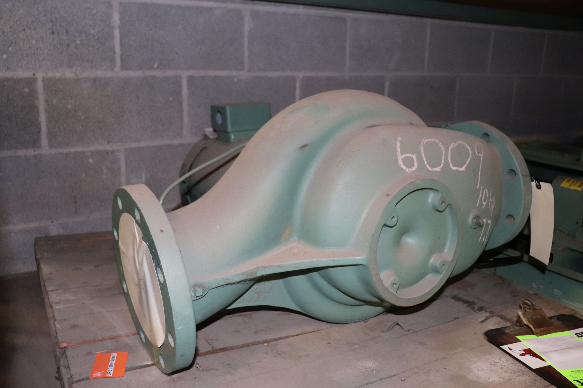 Taco model KV6009 6" flanged 15hp centrifugal pump