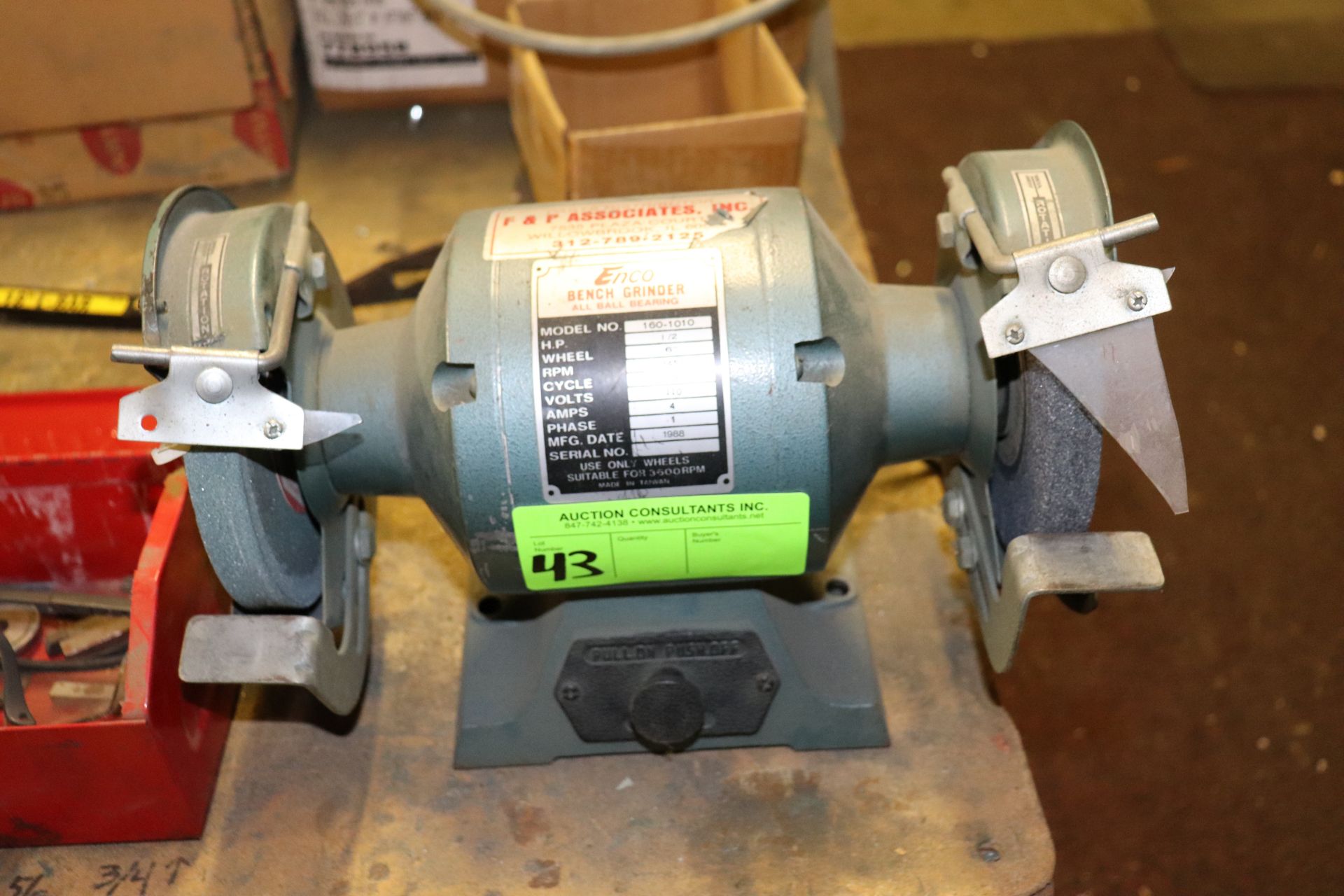 Enco bench grinder