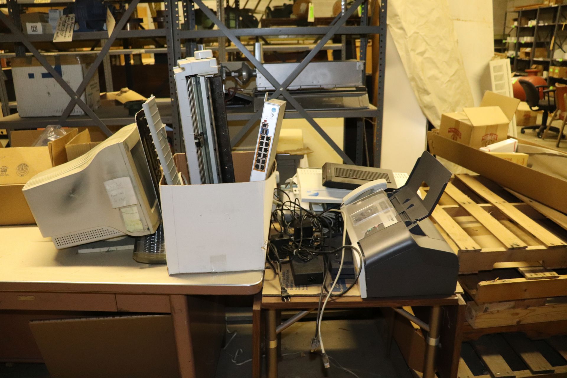 Group of electronic instruments, computer, typewriter, monitors, printers and fax machines - Image 3 of 3