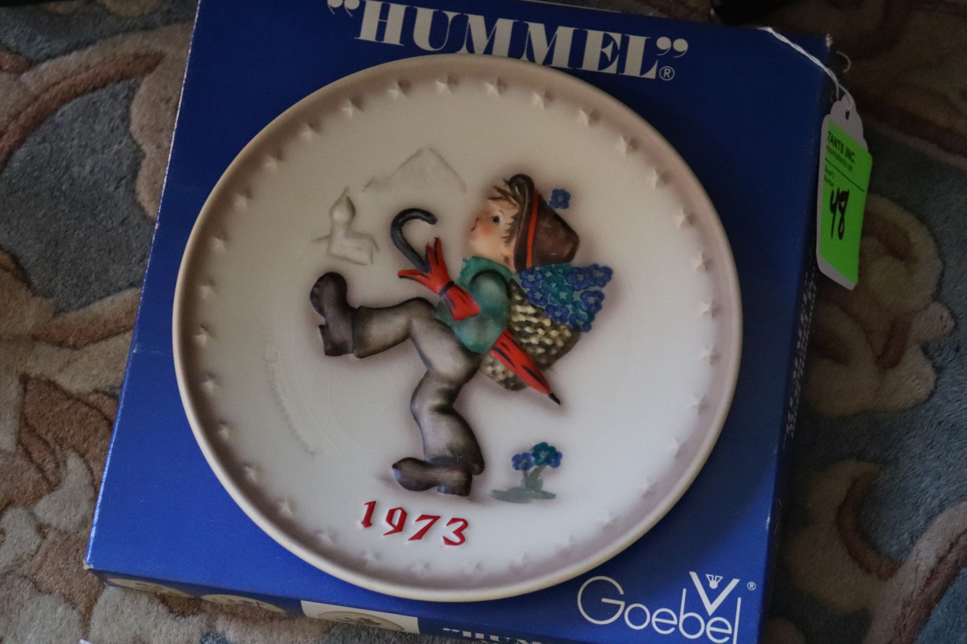 Hummel Christmas ediiton plate, 1973