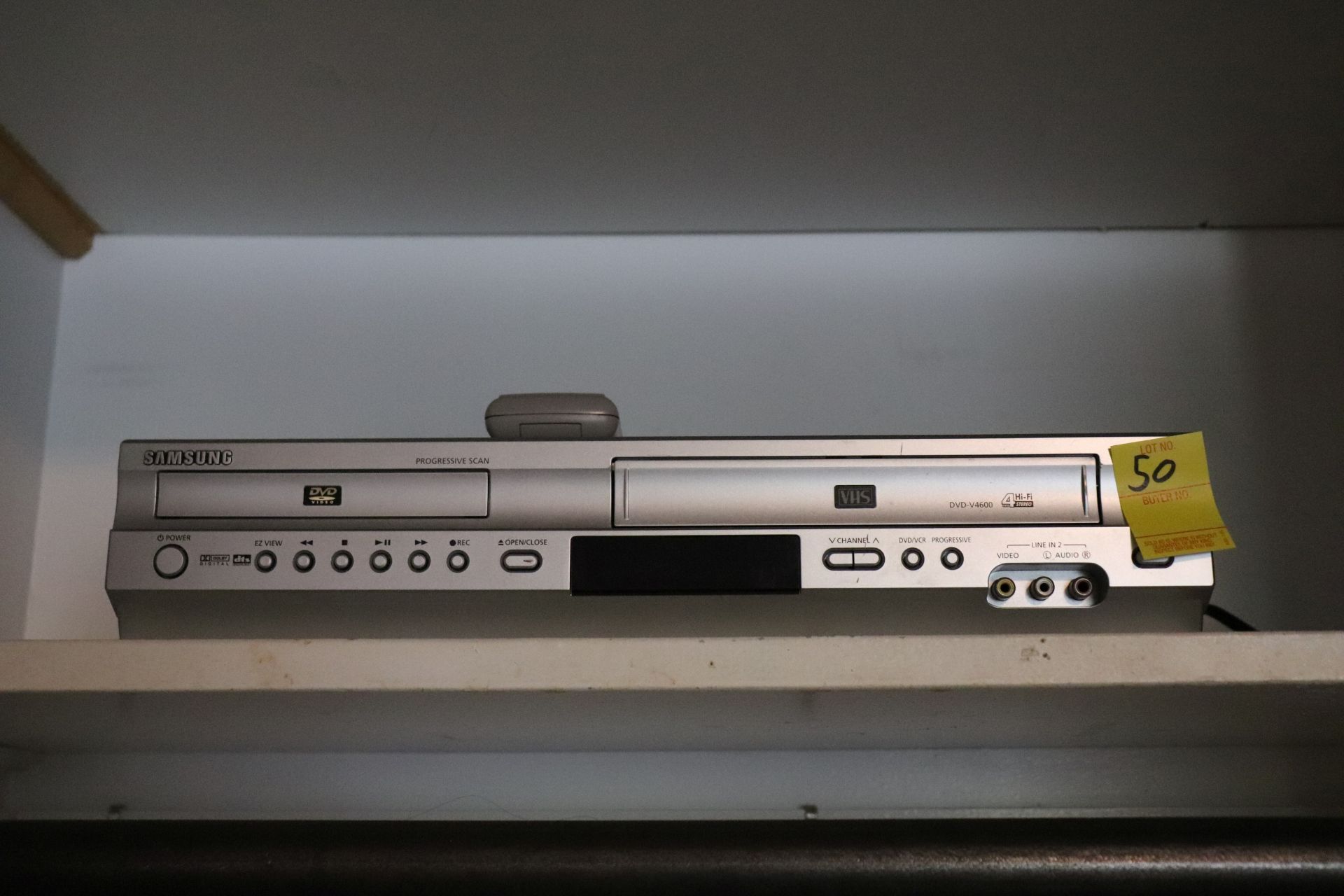 Samsung DVD and VHS player with remote