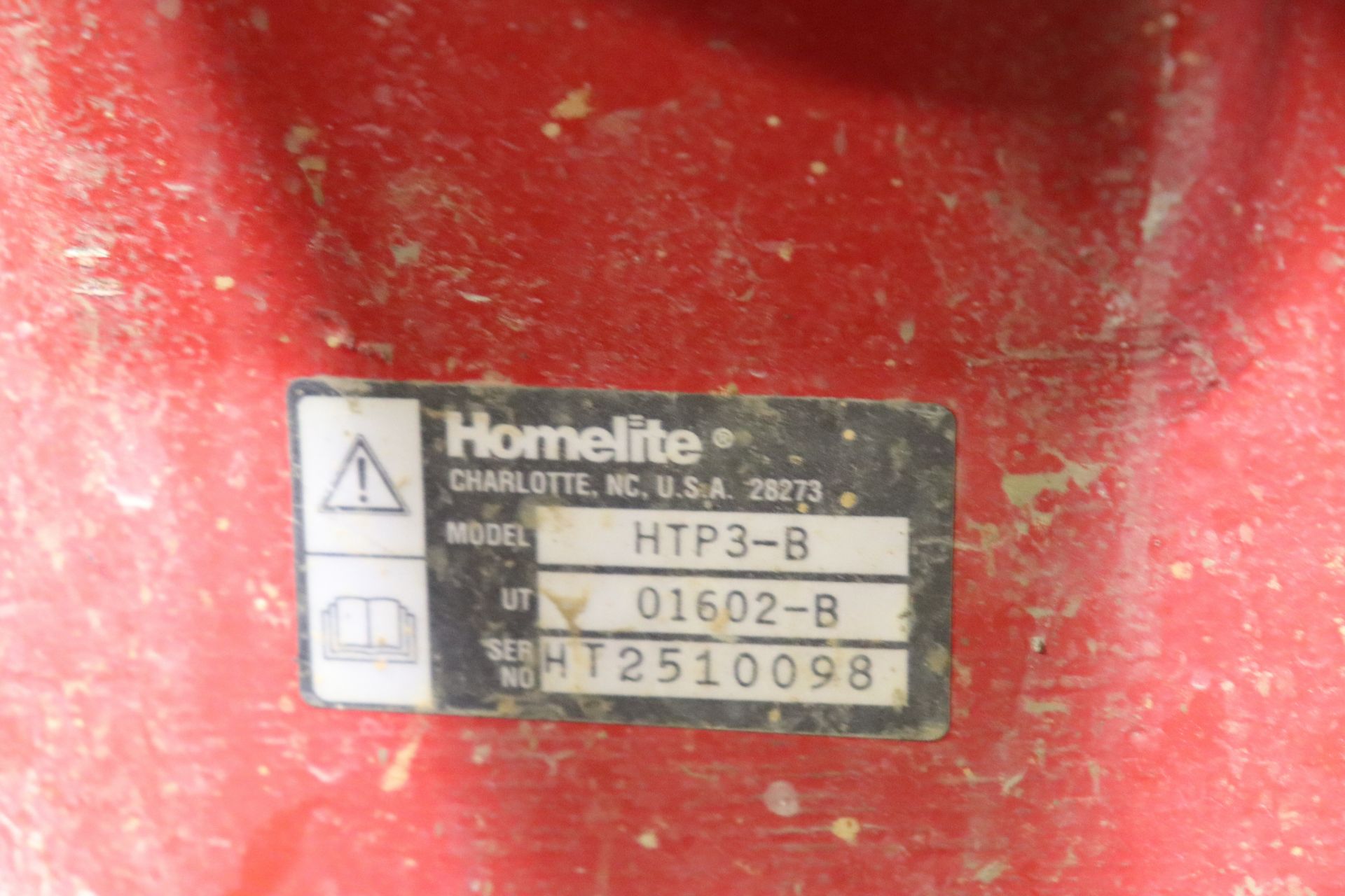 Homelite 3" trash pump, model HTP/B, serial HT2510098 - Image 3 of 4