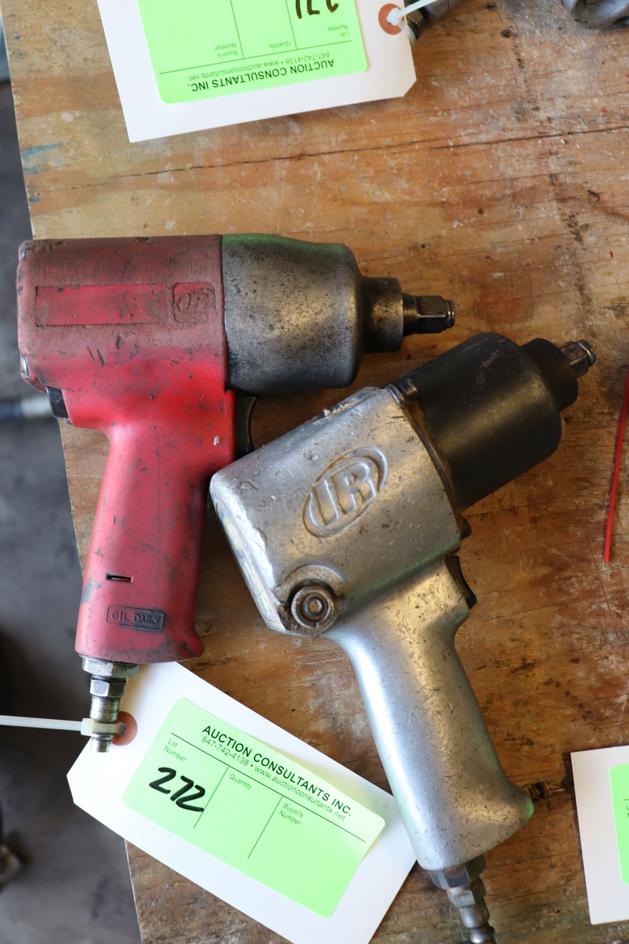 Two Ingersoll Rand impact drivers