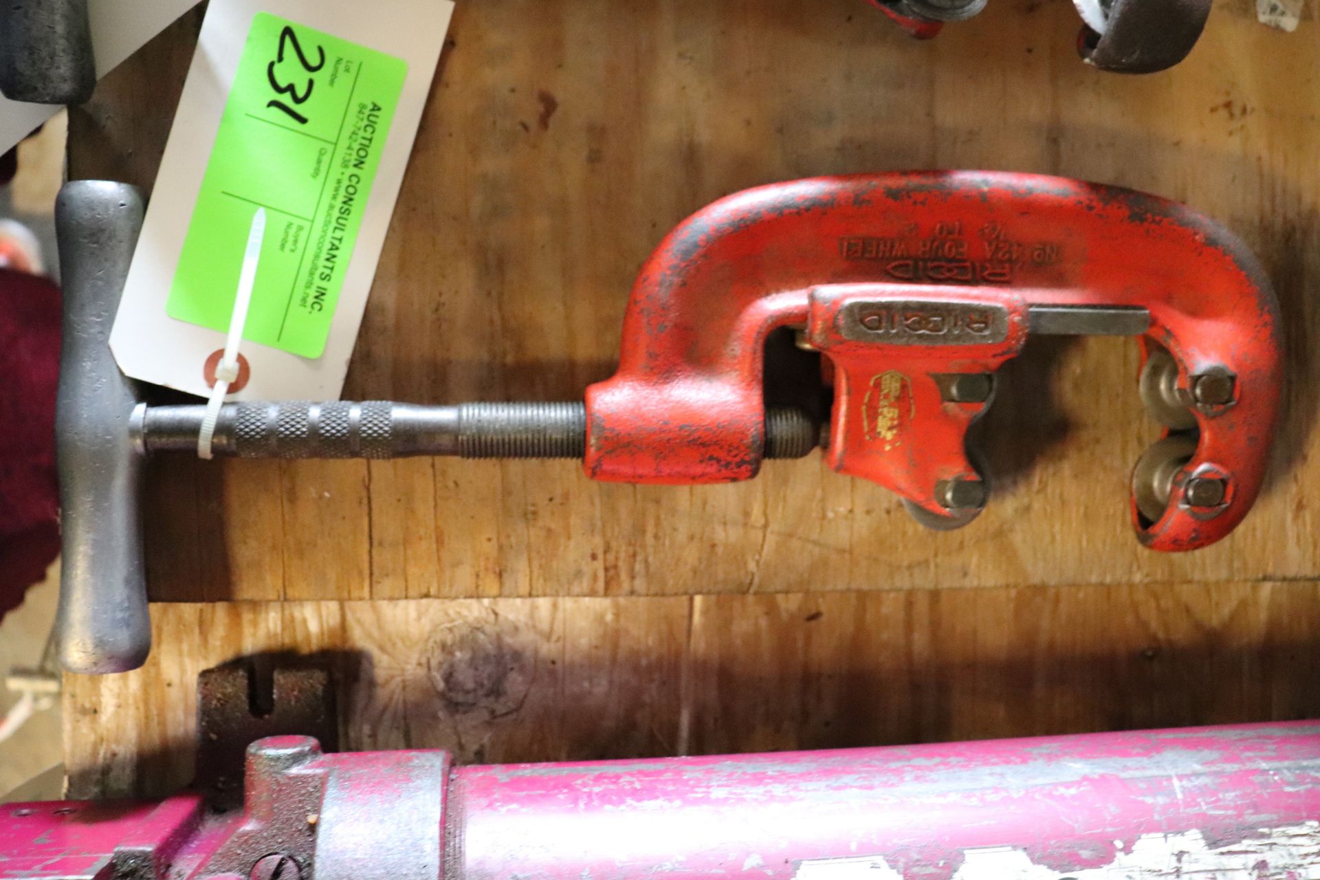 Ridgid pipe cutter, 42A, 1/2" to 2"