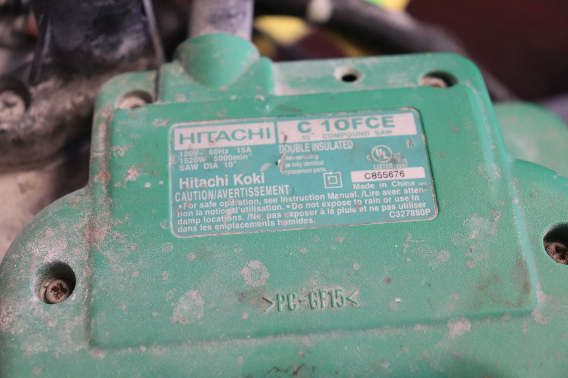 Hitachi c10fce 10" compound saw - Image 2 of 2