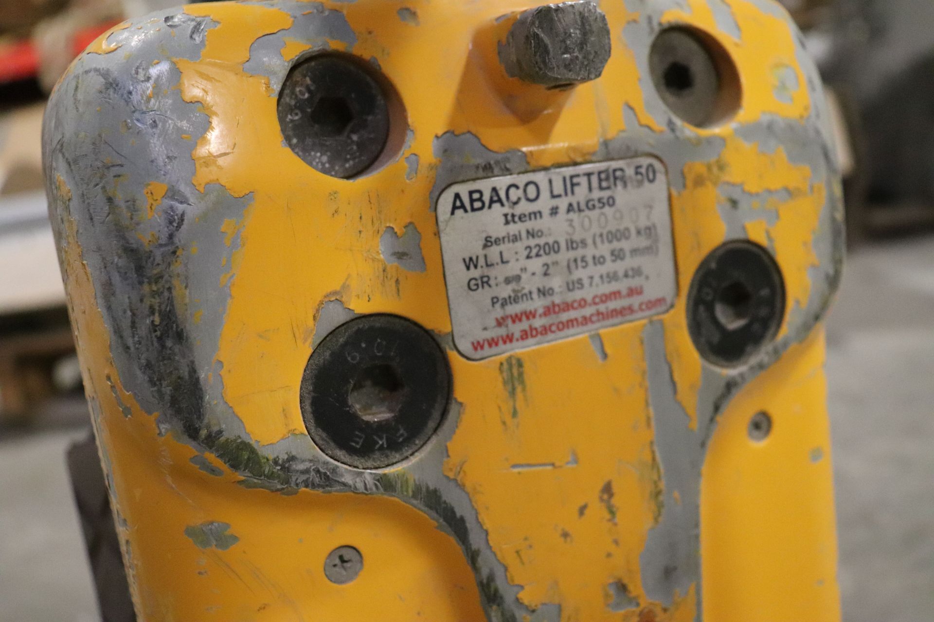 Abaco Lifter 50, serial 300907, 2,200 lb capacity (late removal) - Image 2 of 2