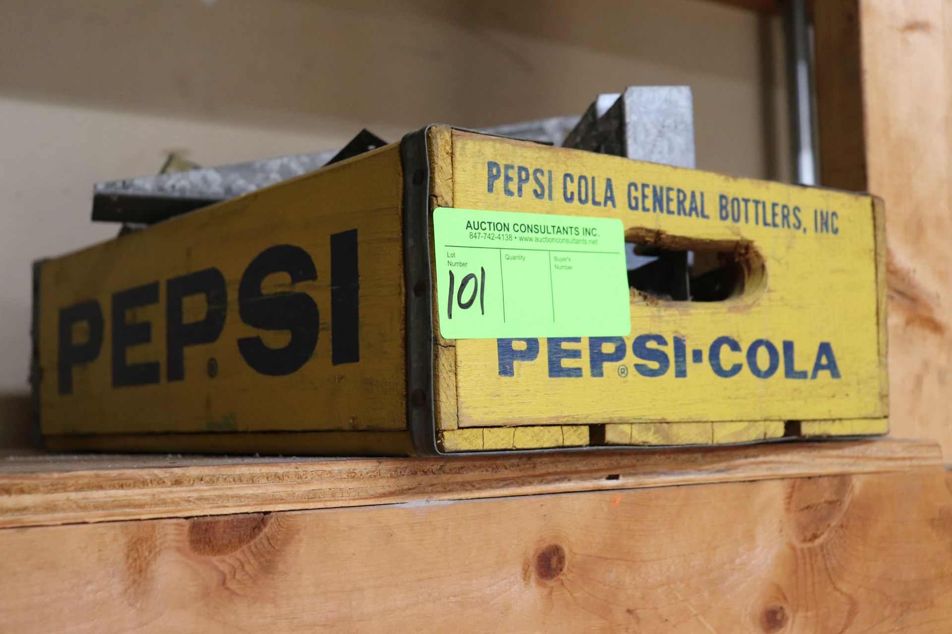 Vintage collectible Pepsi tote box, no contents