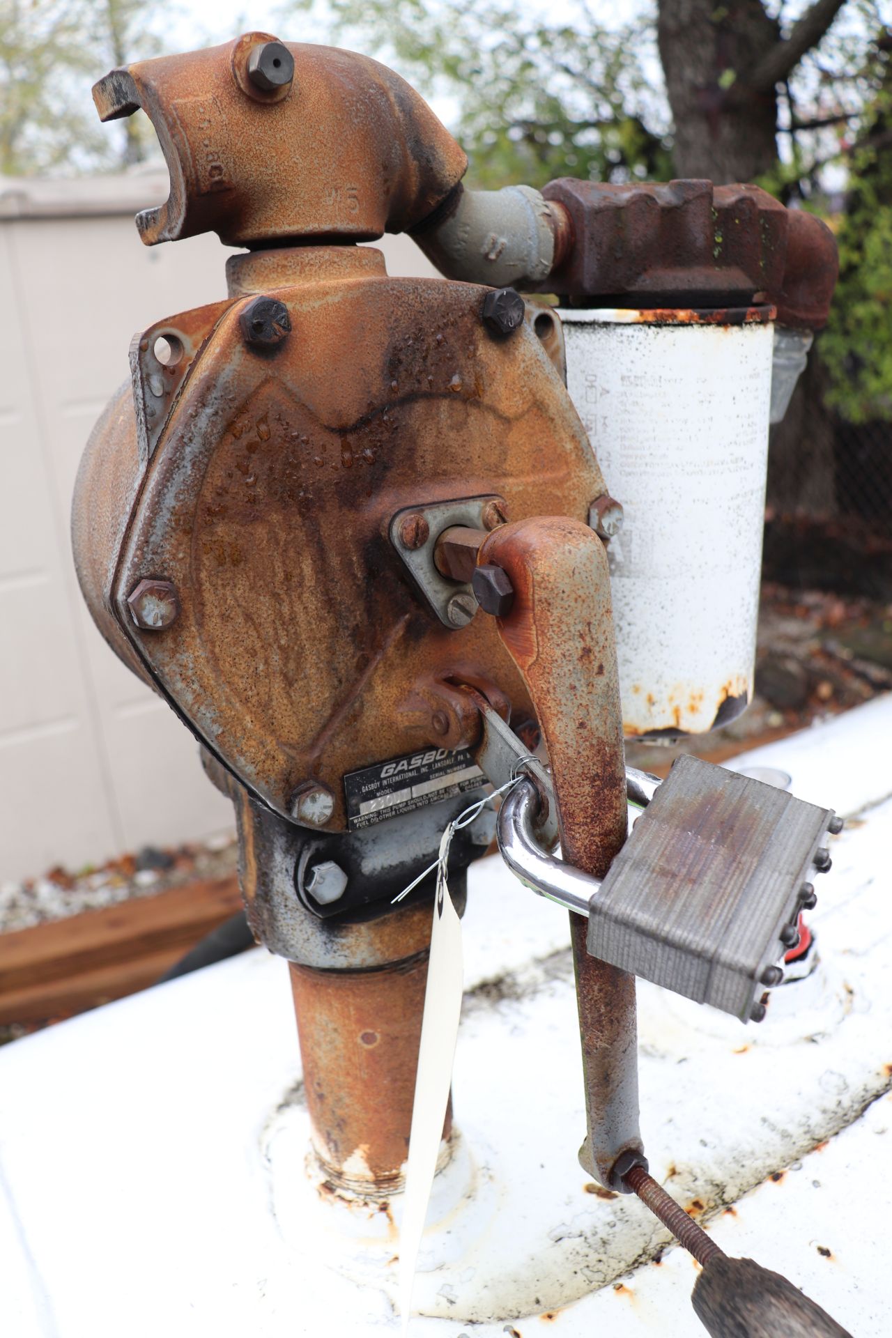 500-gallon gas tank with Gas Boy pump, model 123OUI - Image 4 of 4