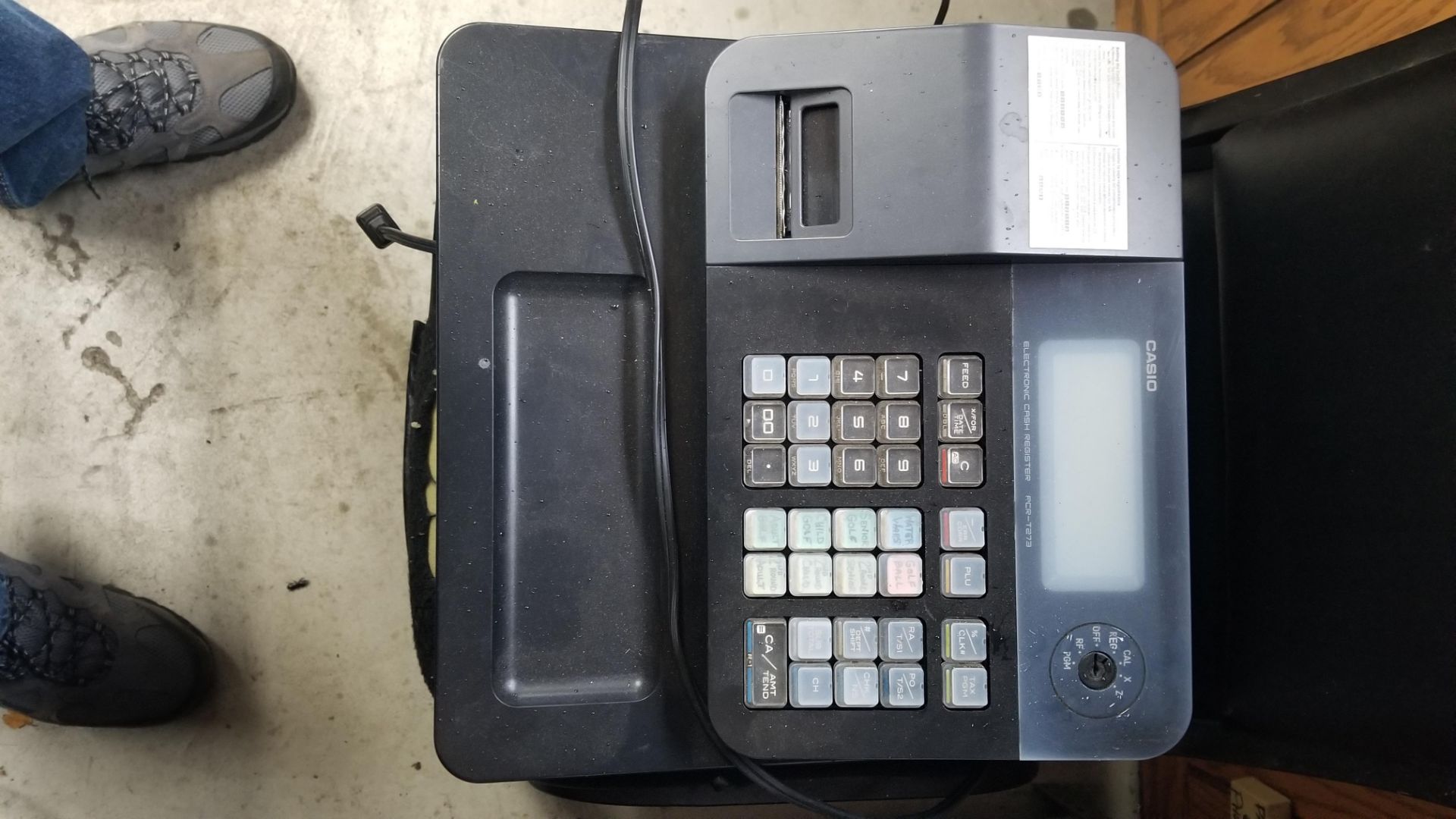 Casio PCR-T273 Cash Register includes manual - Image 2 of 3