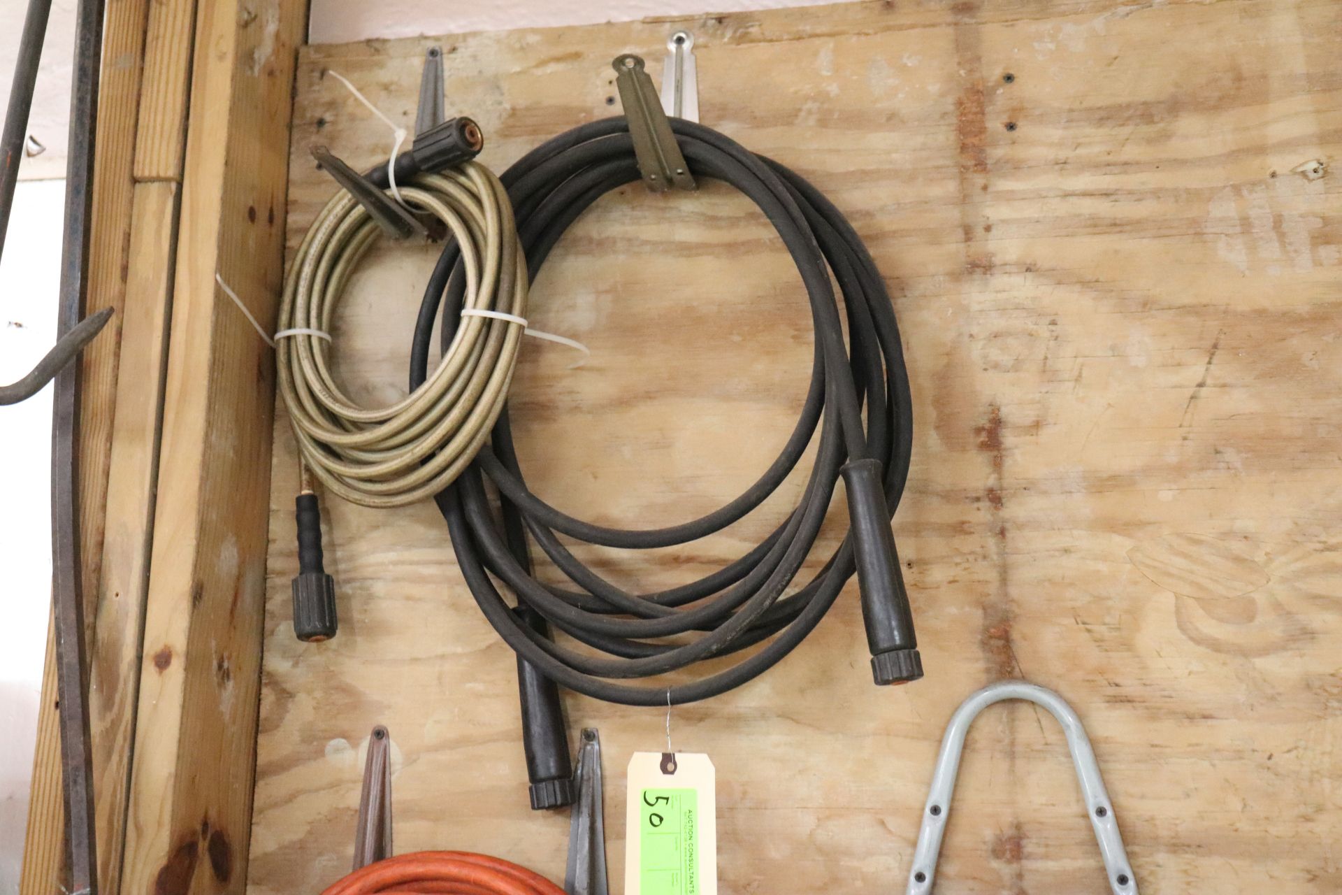 Two hoses for pressure washer