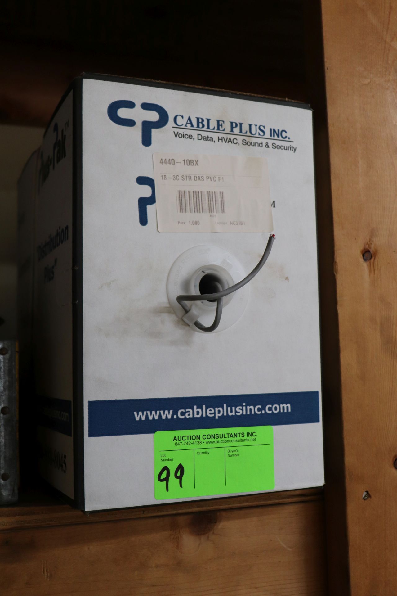 Box of Belden cable